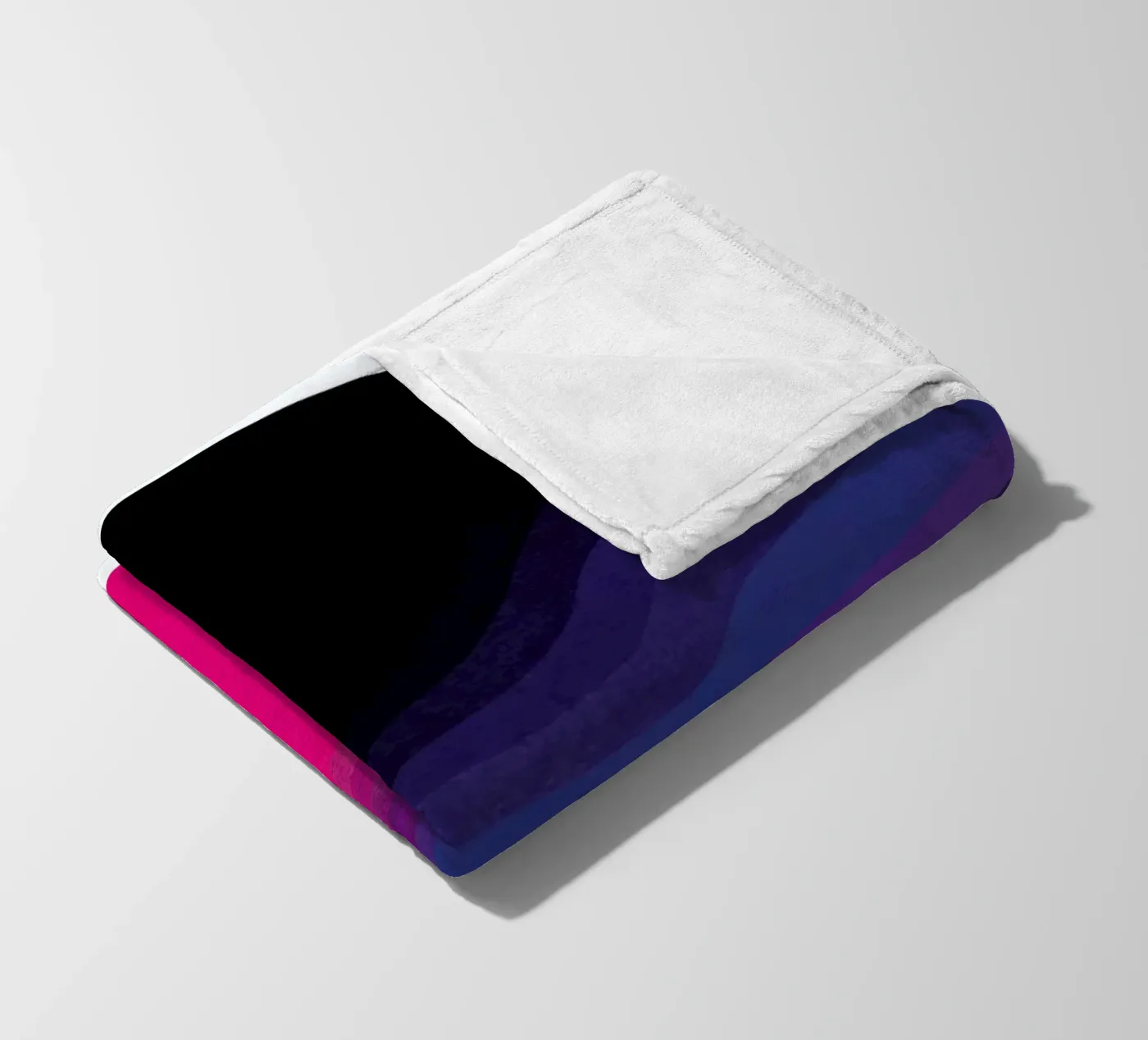 Plot Twist fleece blanket by Lines Inside