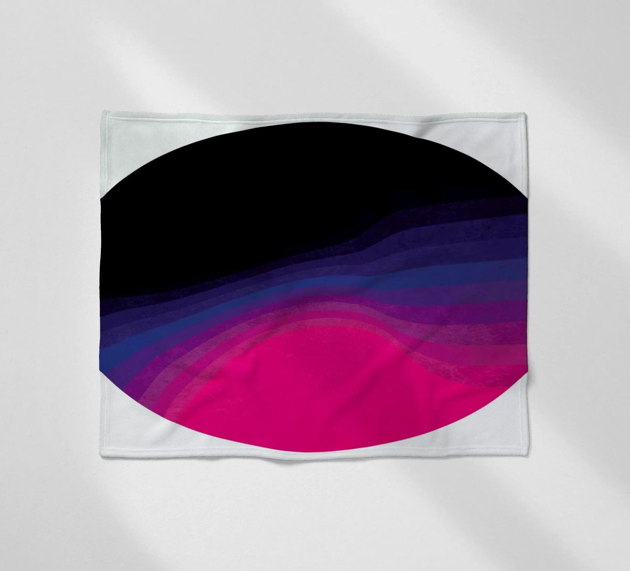 Plot Twist fleece blanket by lovely lines