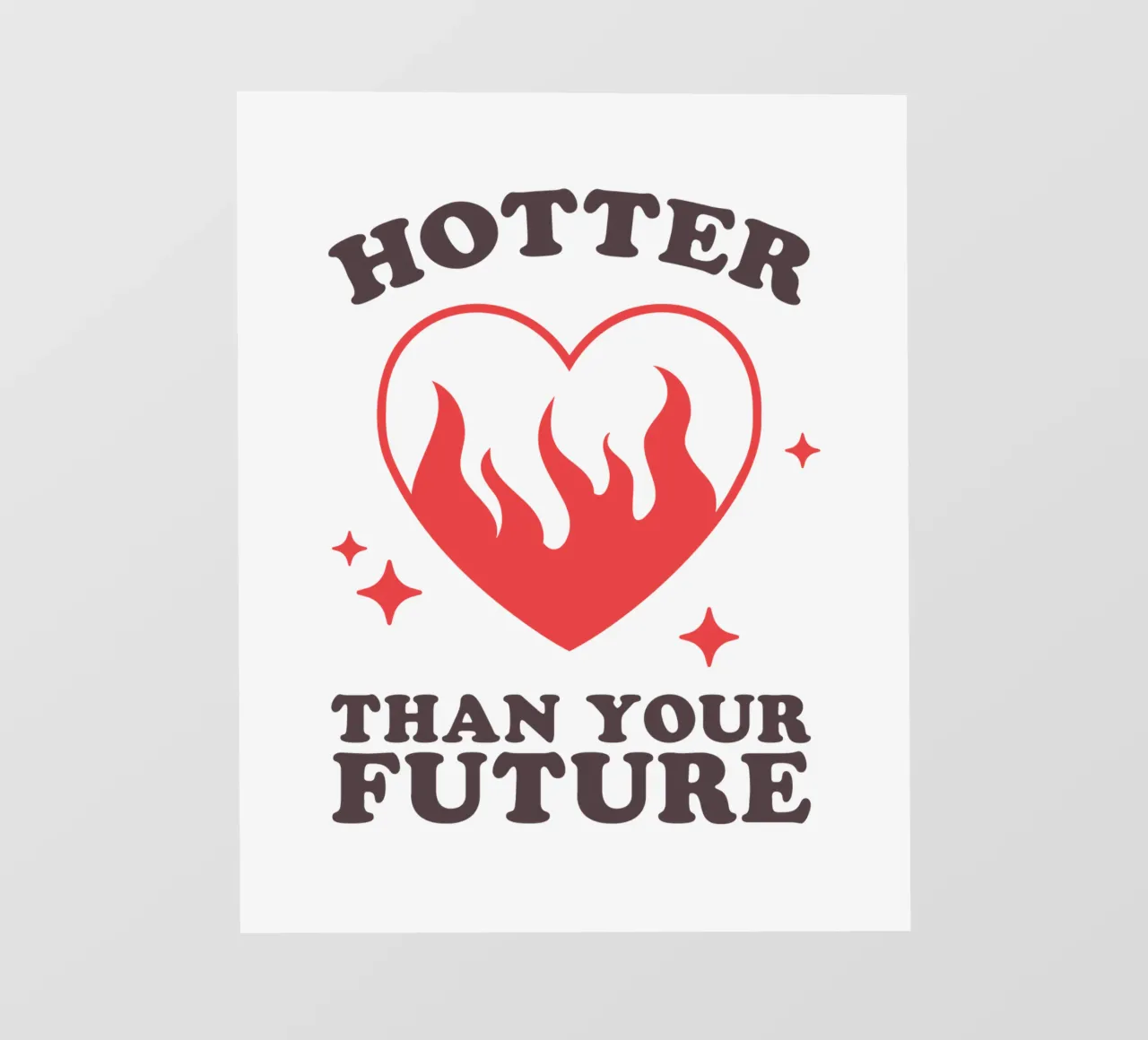 Hotter Than Your Future telo in pvc da edsonramosart
