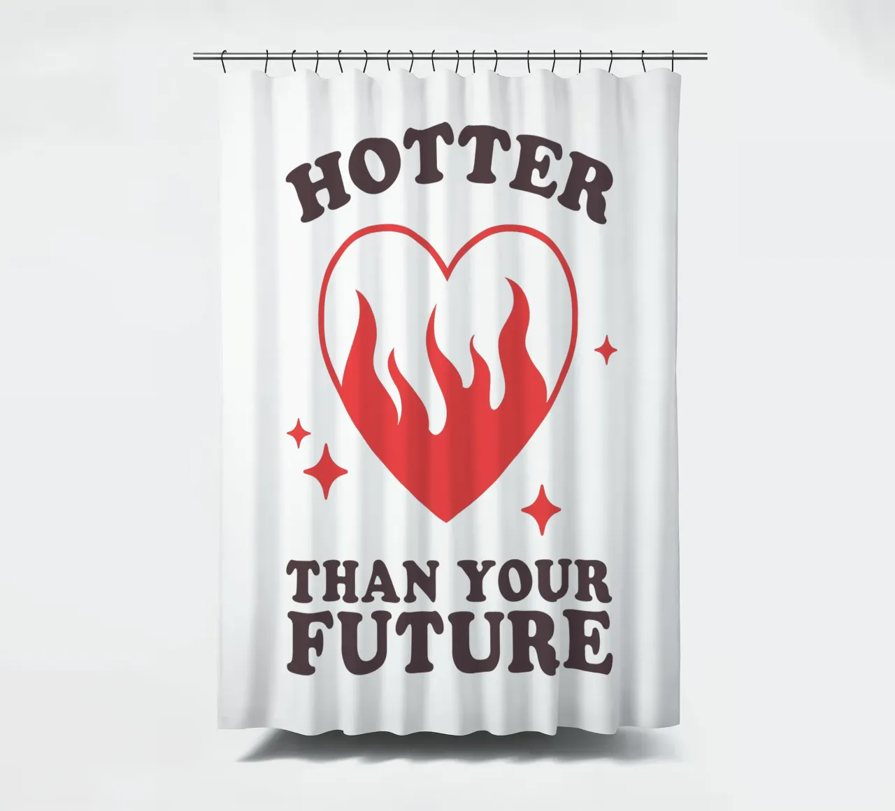 Hotter Than Your Future tenda da doccia da edsonramosart