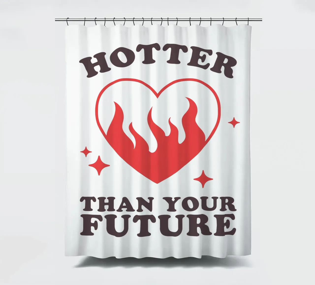 Hotter Than Your Future tenda da doccia da edsonramosart