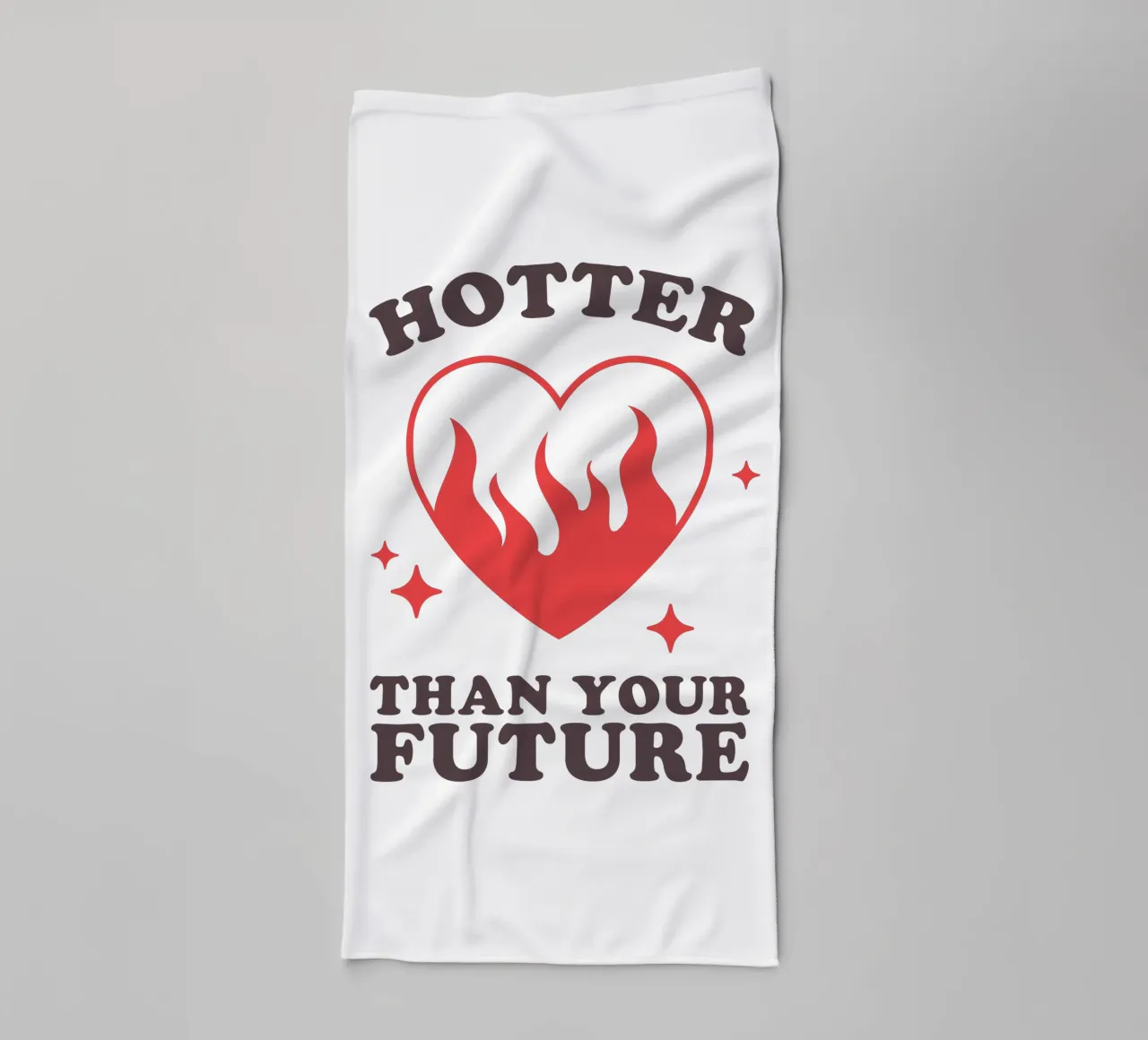Hotter Than Your Future asciugamano da bagno da edsonramosart