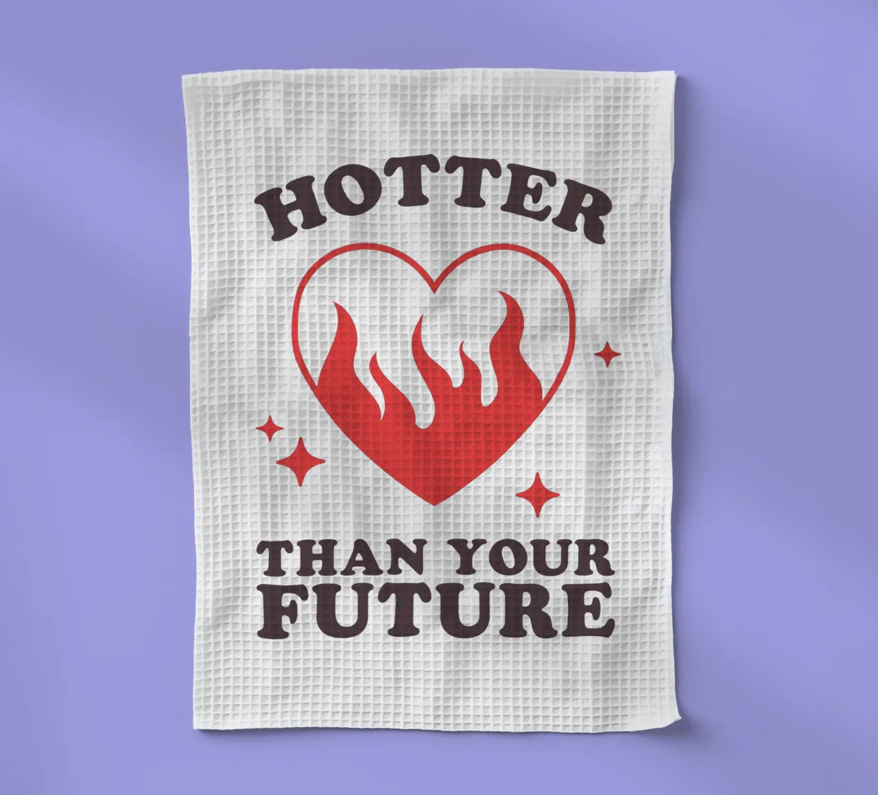 Hotter Than Your Future canovaccio da cucina da edsonramosart