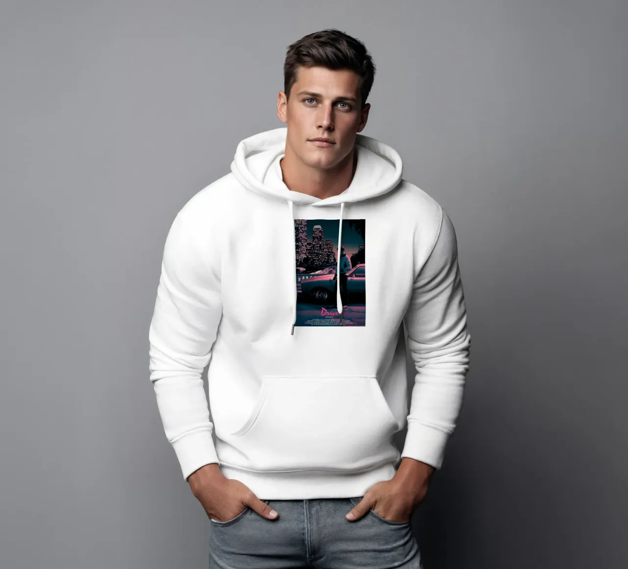 Drive Movie felpa con cappuccio da Attaboy Dsgn