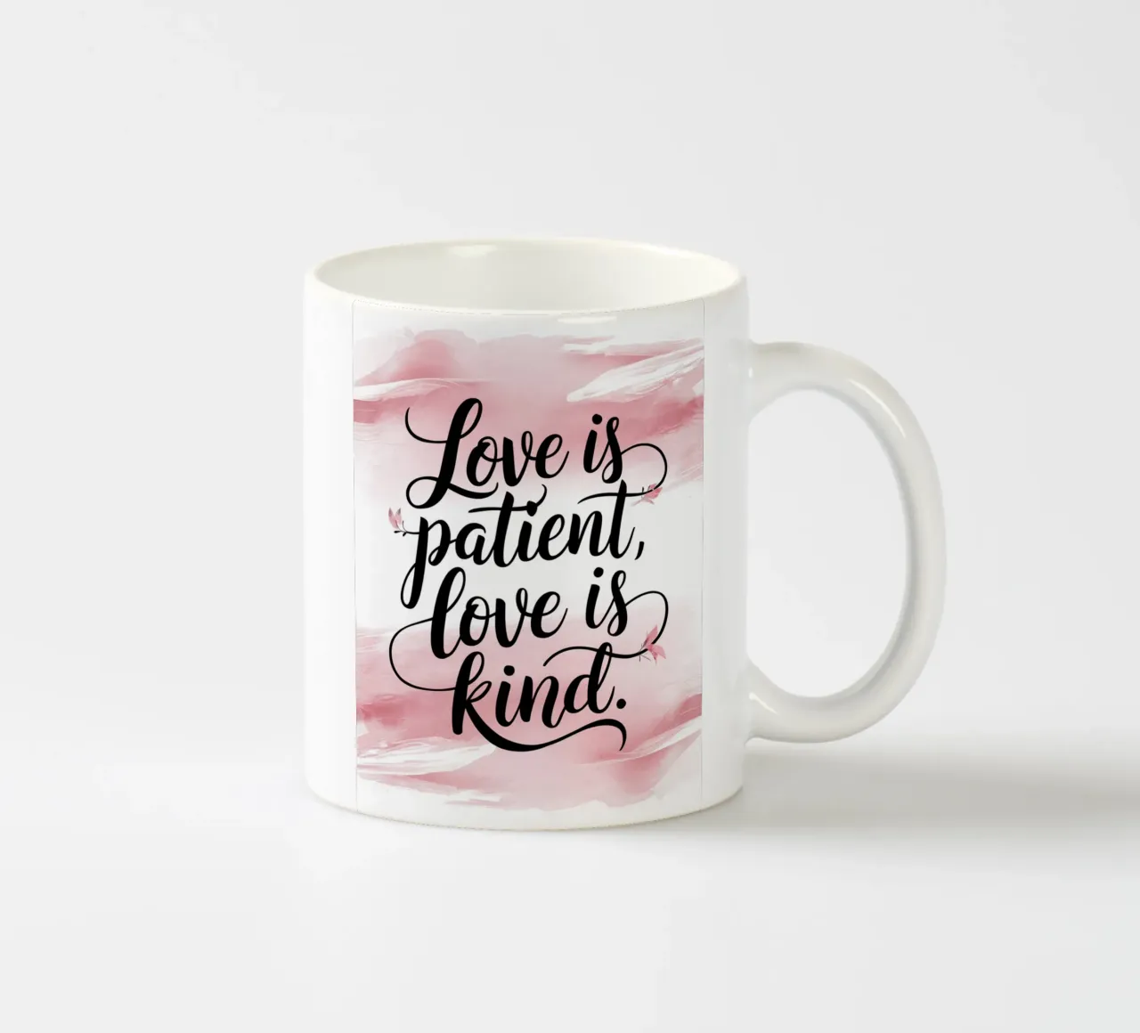 L'amore è paziente, l'amore è gentile. tazza in ceramica da logic