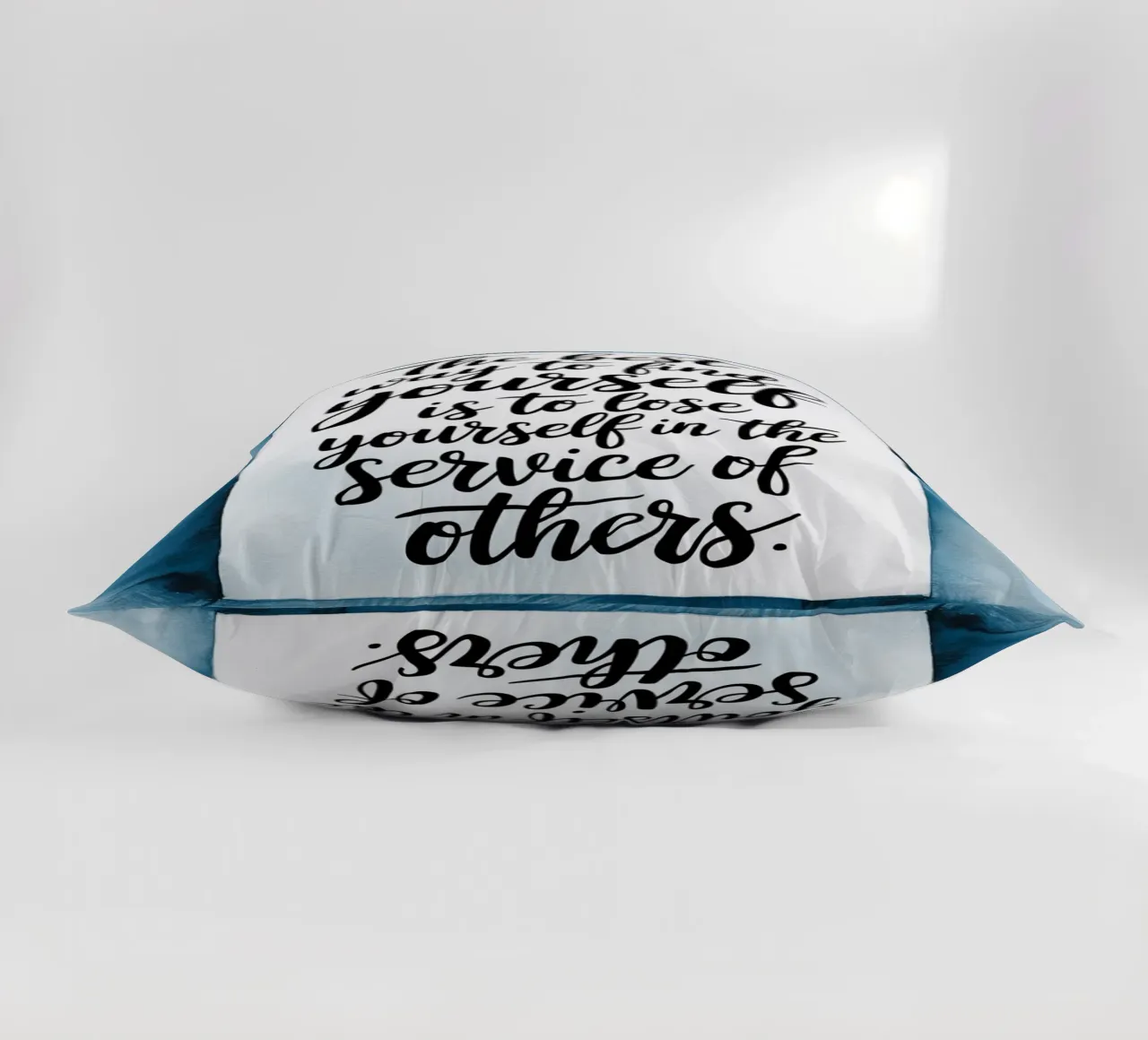 Finding Yourself in Service decorative cushion by logic