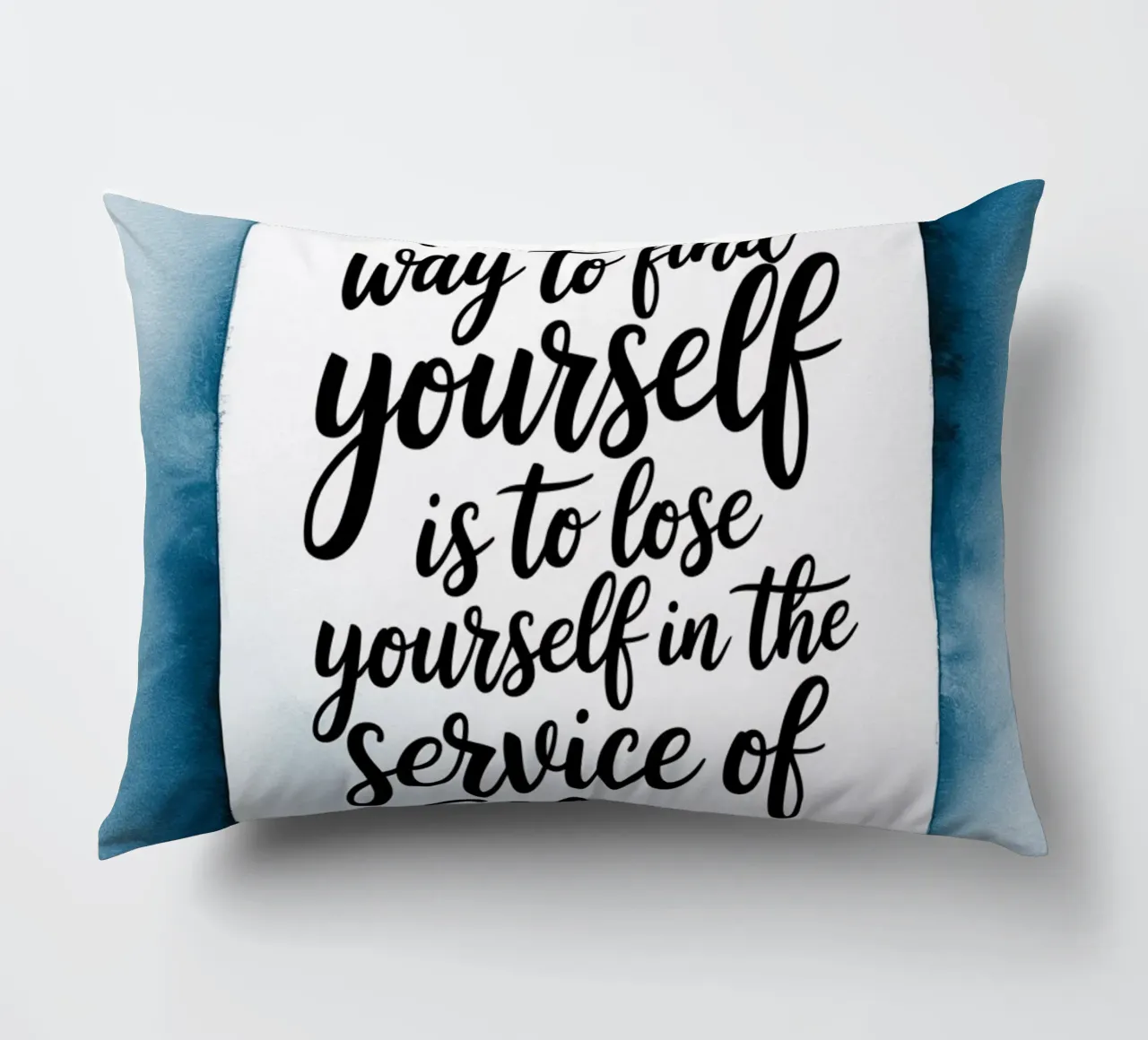 Finding Yourself in Service decorative cushion by logic