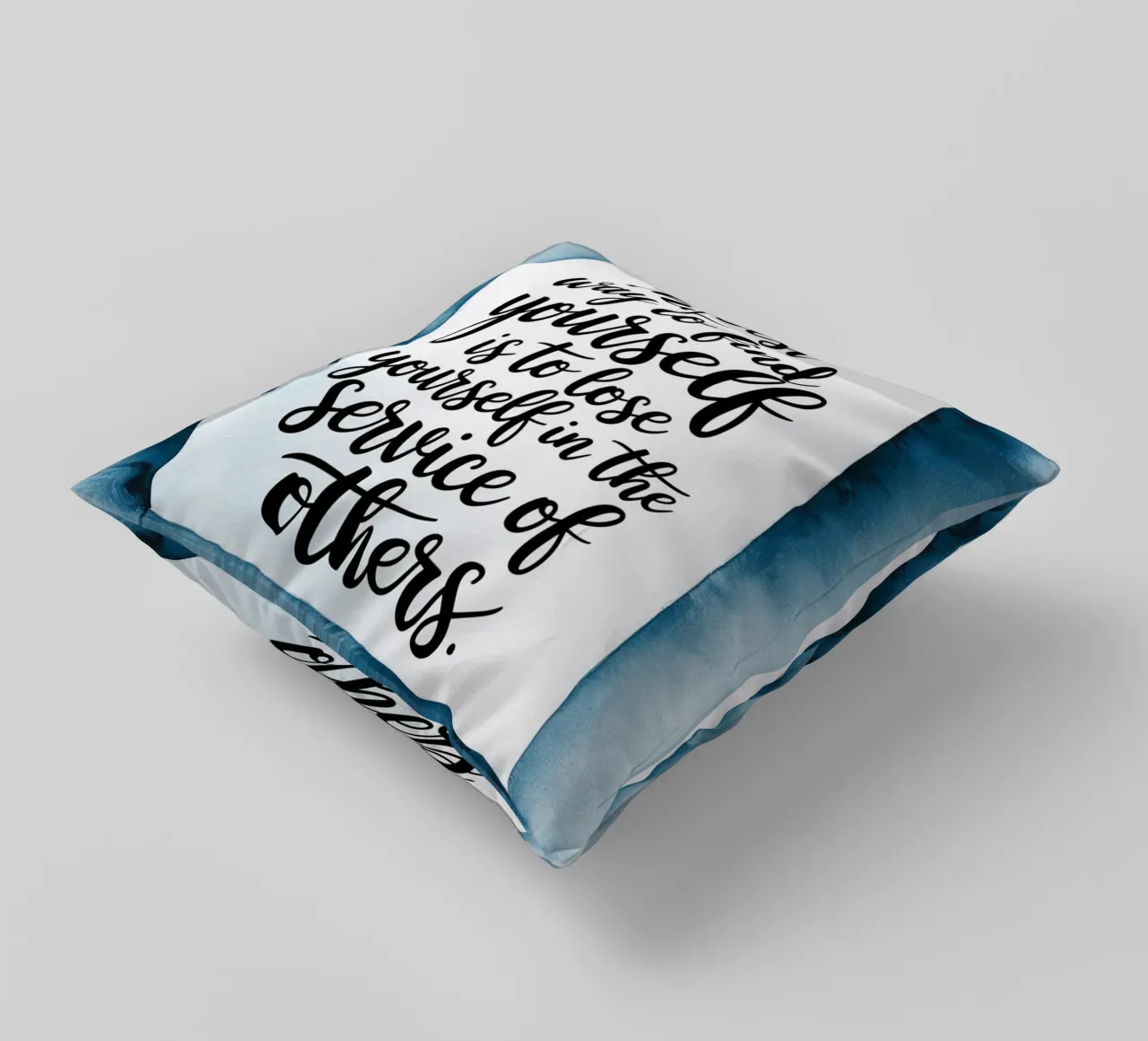 Finding Yourself in Service decorative cushion by logic