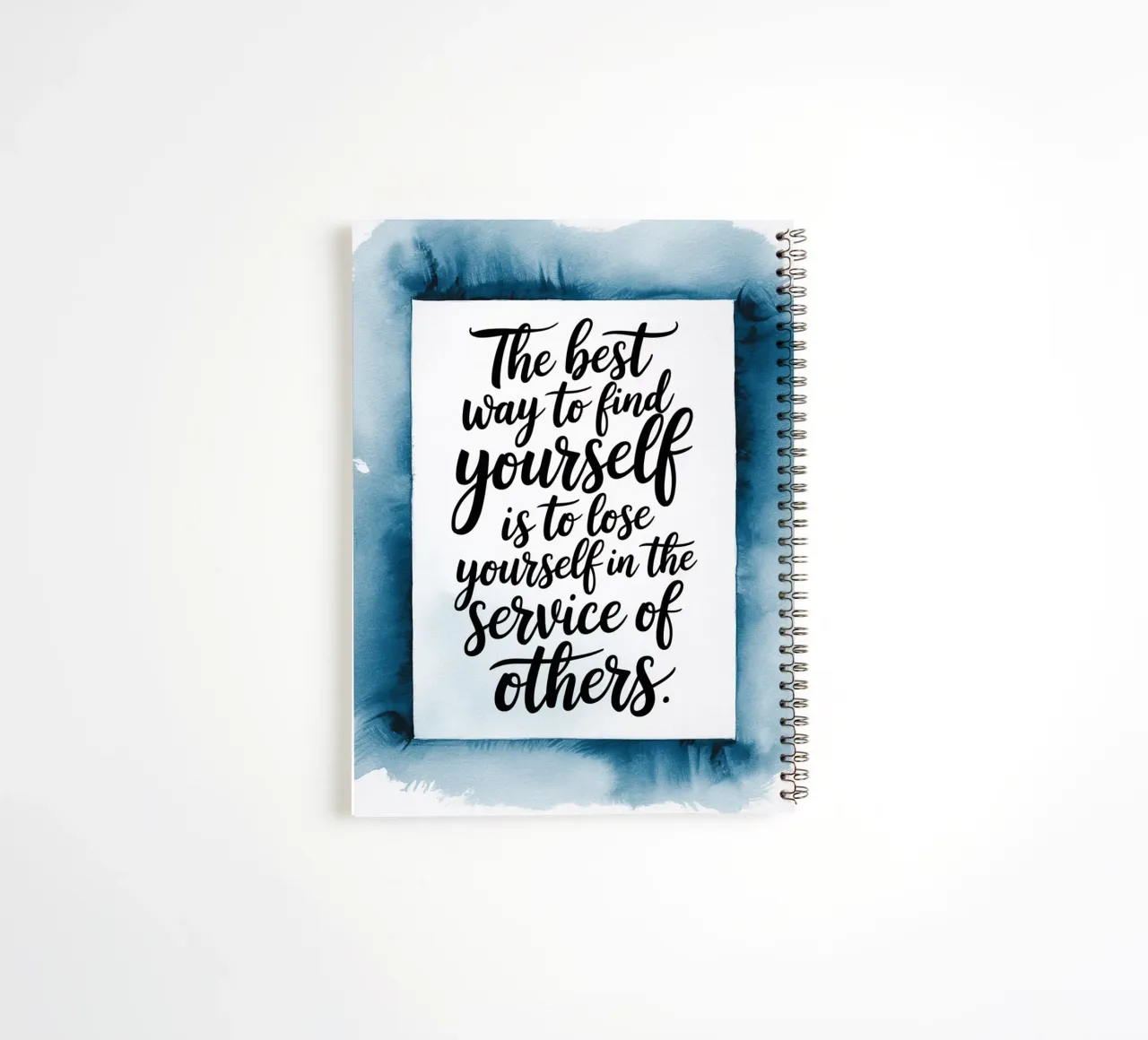 Finding Yourself in Service spiral notebook by logic