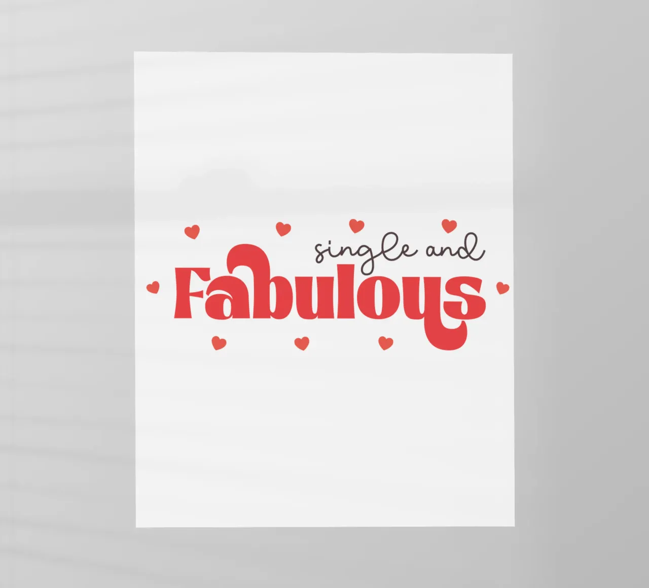 Single and Fabulous pellicola backlit da edsonramosart