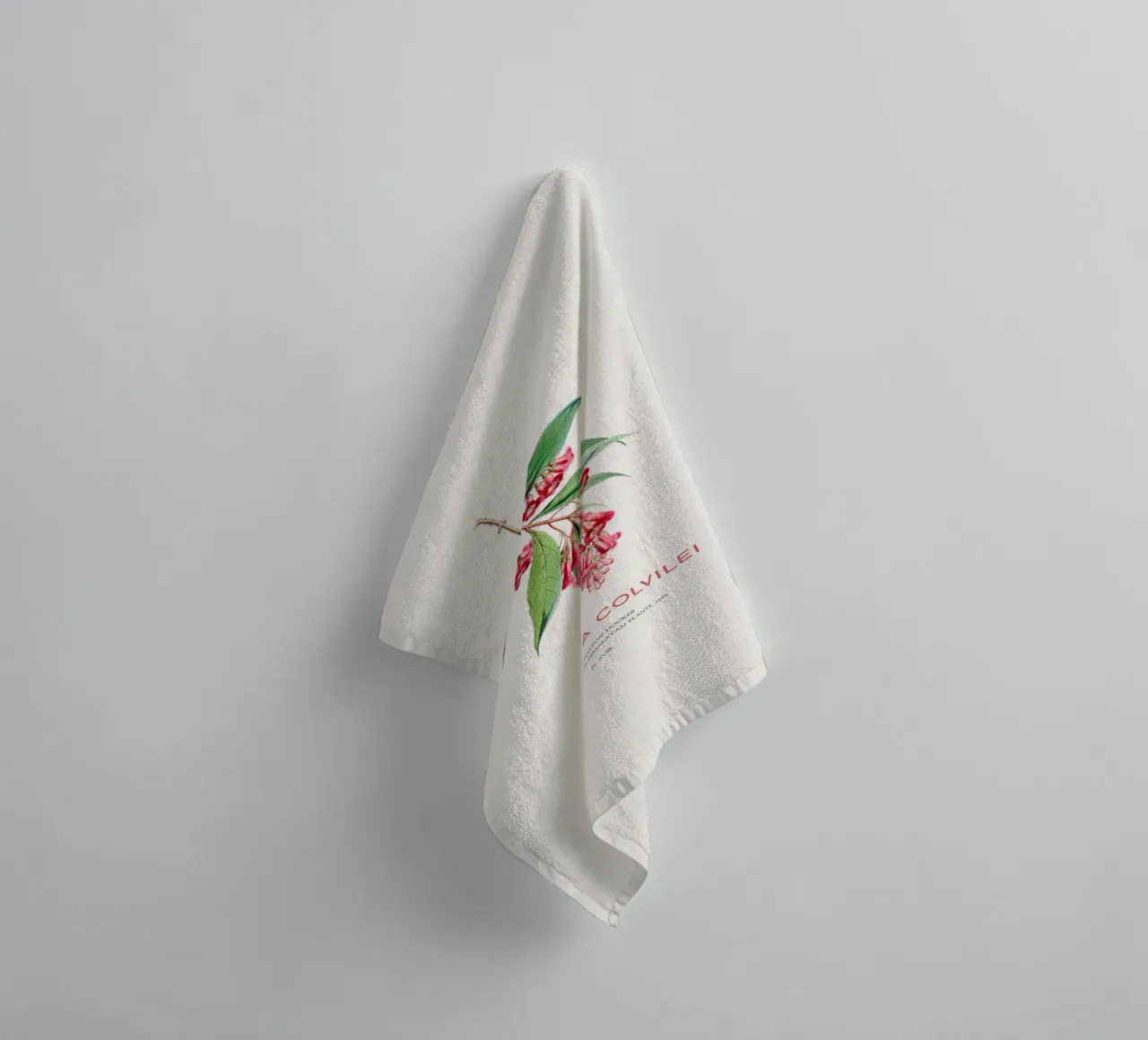 Sommerflieder oder Buddleja colvilei Handtuch von Vintagrafica