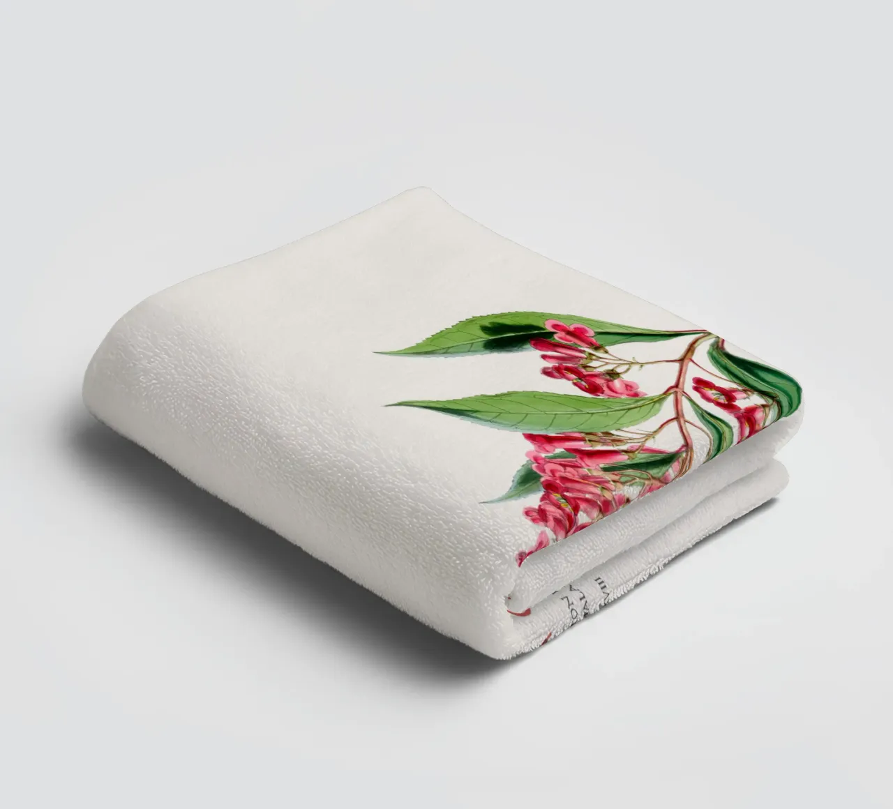 Sommerflieder oder Buddleja colvilei Handtuch von Vintagrafica
