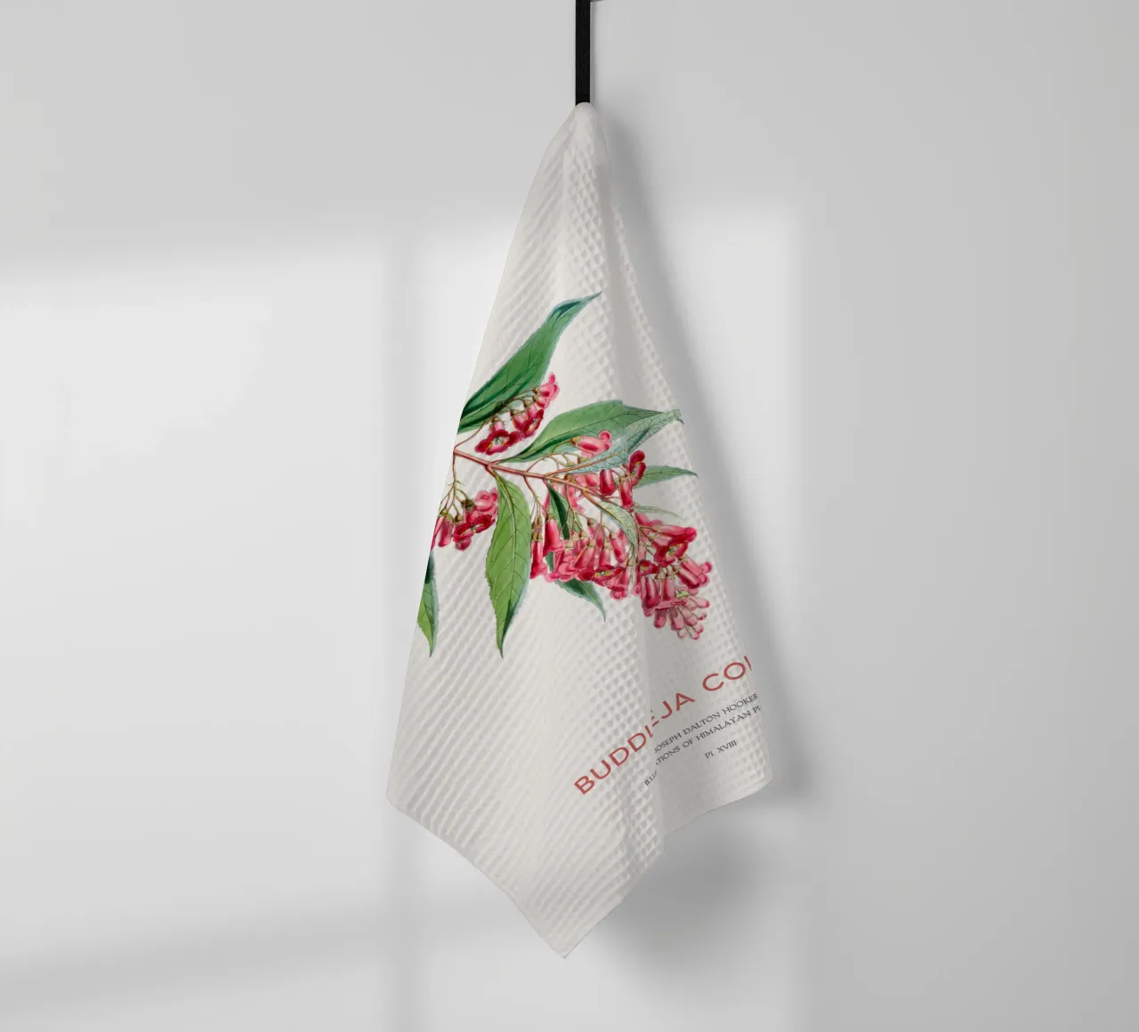 Sommerflieder oder Buddleja colvilei Geschirrtuch von Vintagrafica