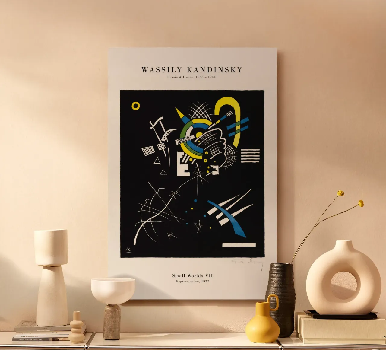 Wassily Kandinsky - Kleine Welten VII alluminio dibond da Old Masters
