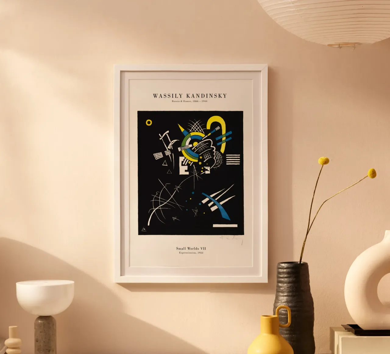 Wassily Kandinsky - Kleine Welten VII carta hahnemühle da Old Masters
