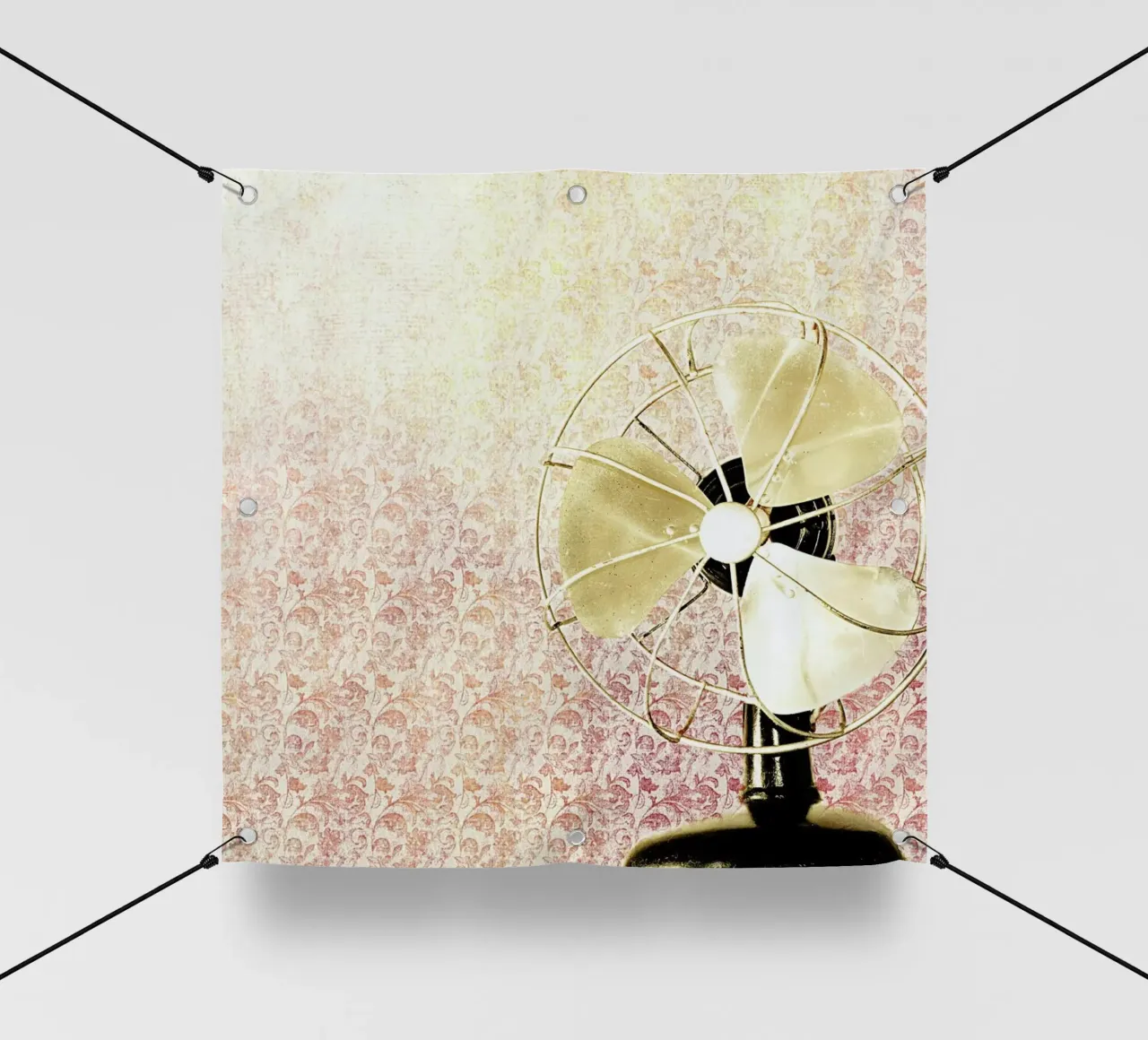 Retro Fan pvc cover by Keri Bevan