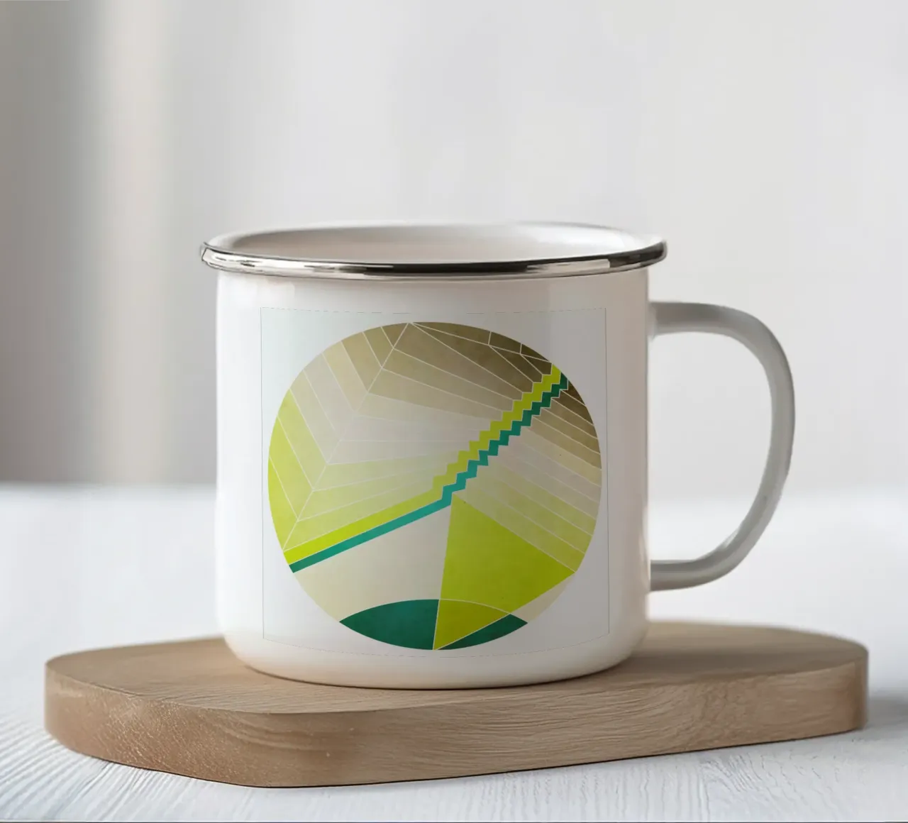 XVII tazza in smalto da lovely lines