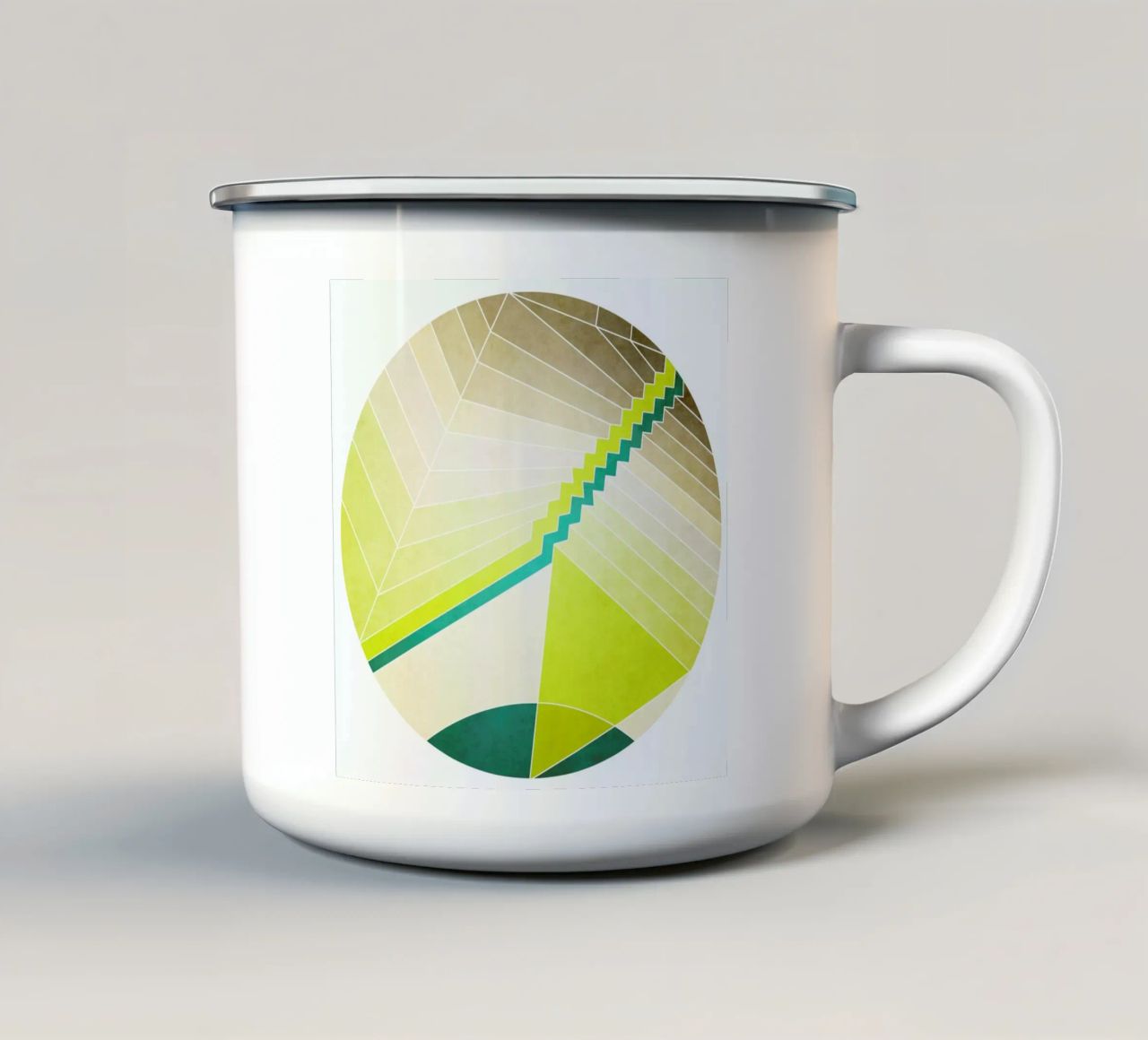 XVII tazza in smalto da lovely lines