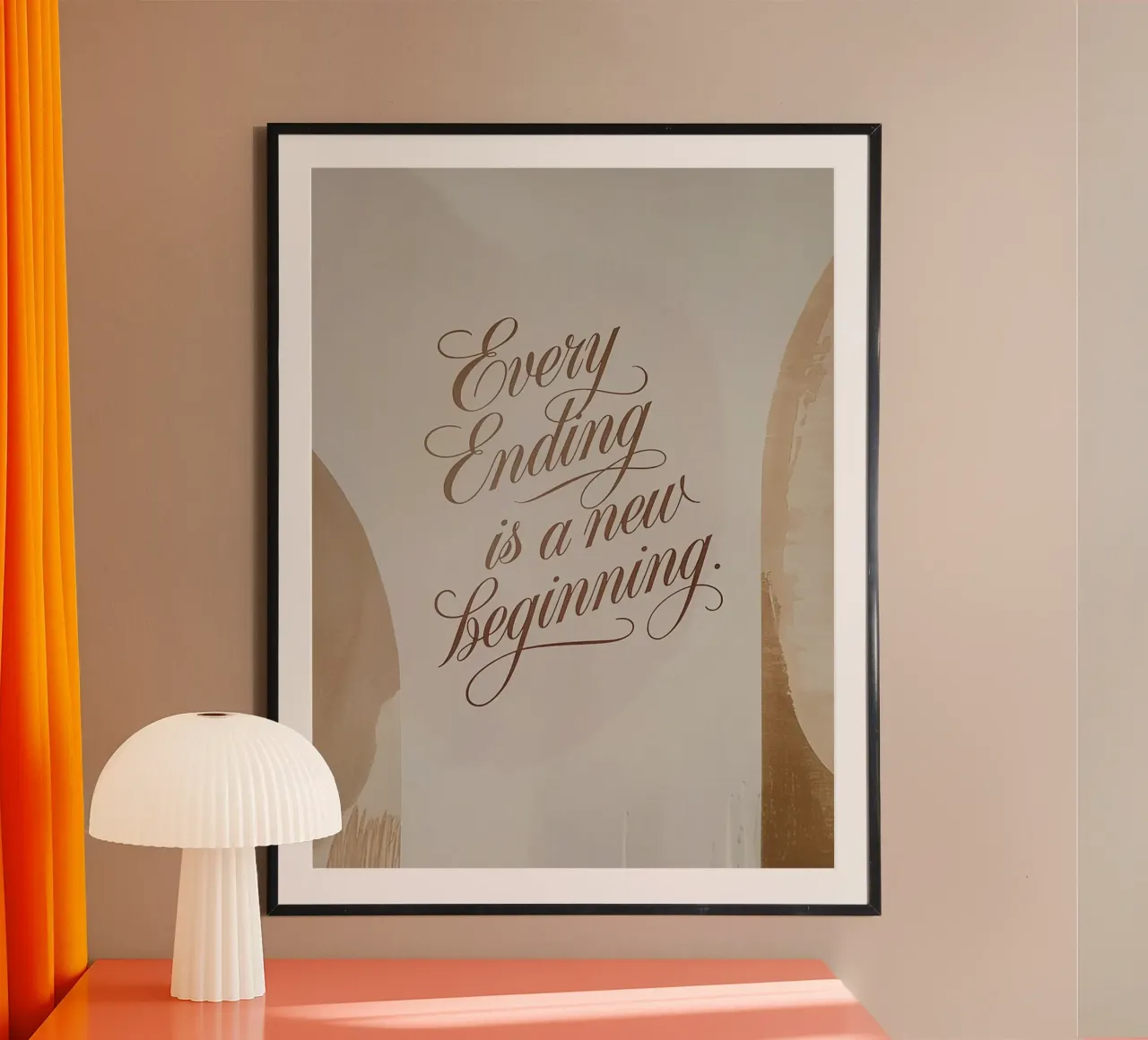 Every Ending is a new Beginning. hahnemühle by logic
