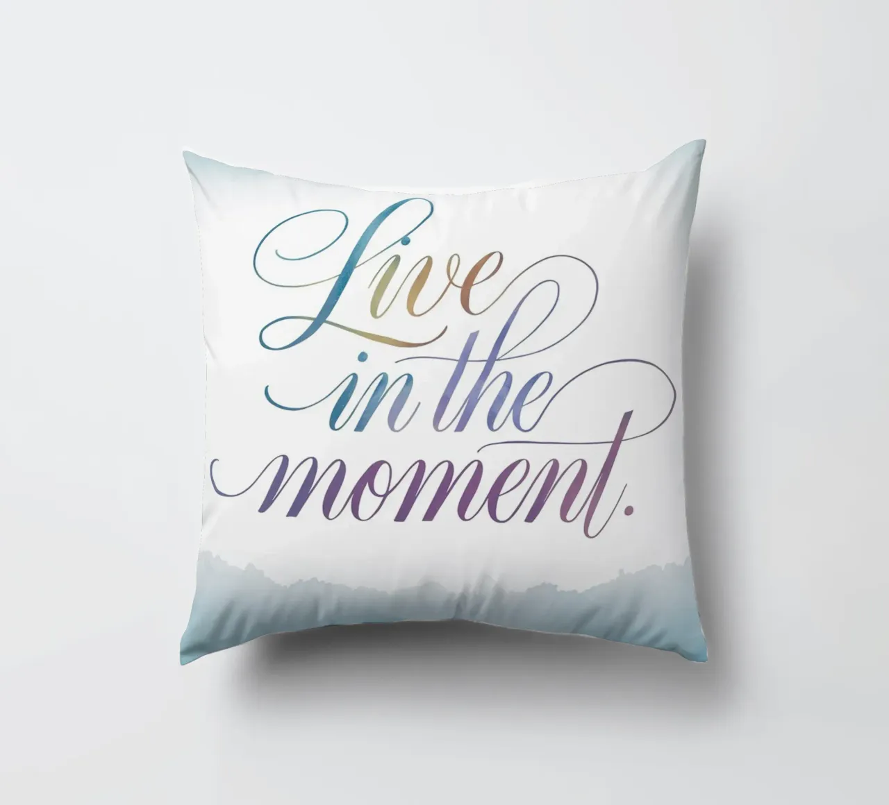 Vivere il momento. cuscino da logic