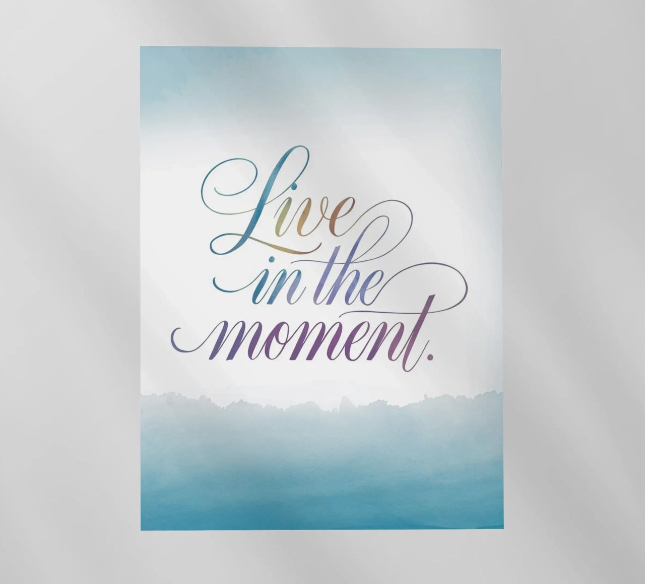 Vivere il momento. pellicola backlit da logic