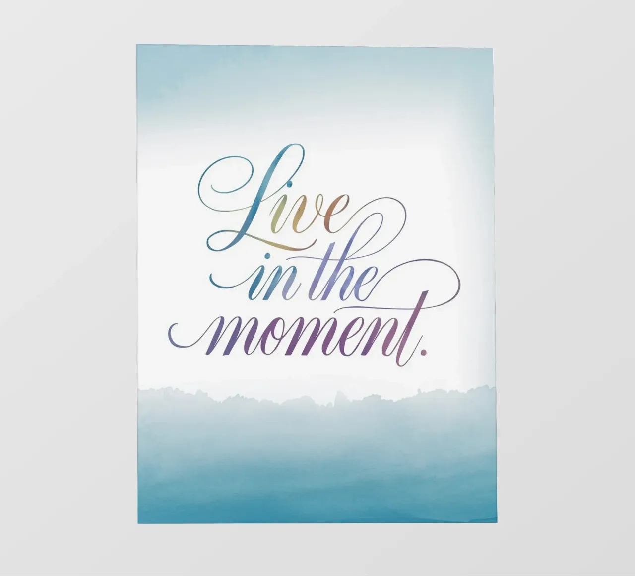 Vivere il momento. pellicola backlit da logic
