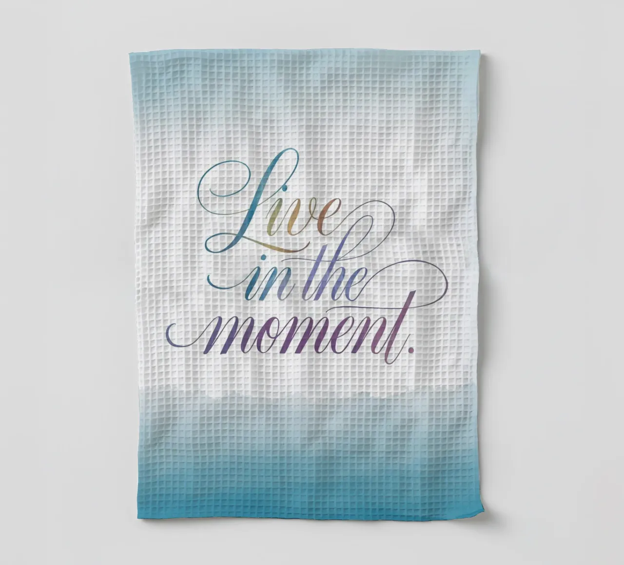 Vivere il momento. canovaccio da cucina da logic
