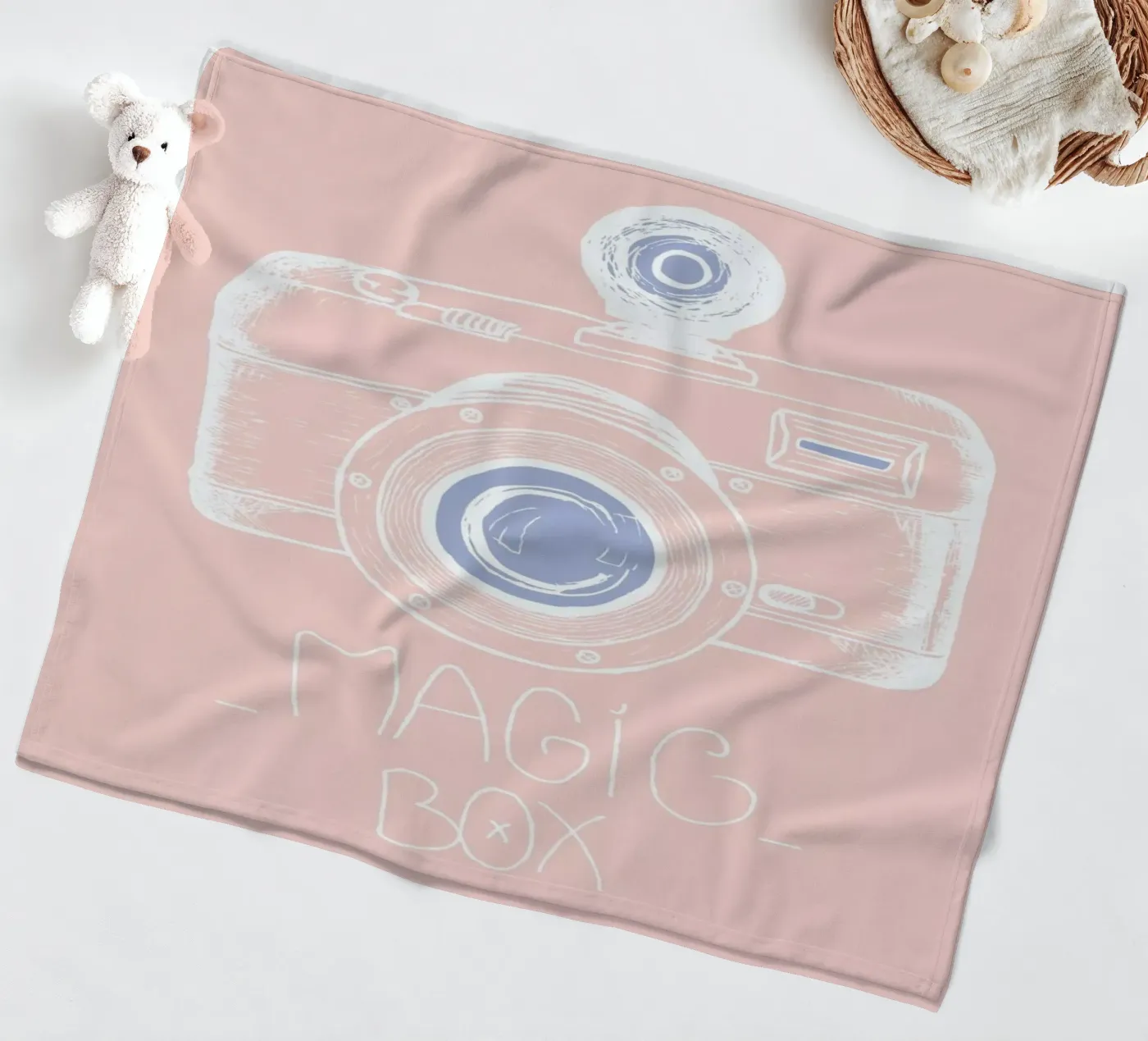 Magic Box Fleecedecke von P'tit Vélo