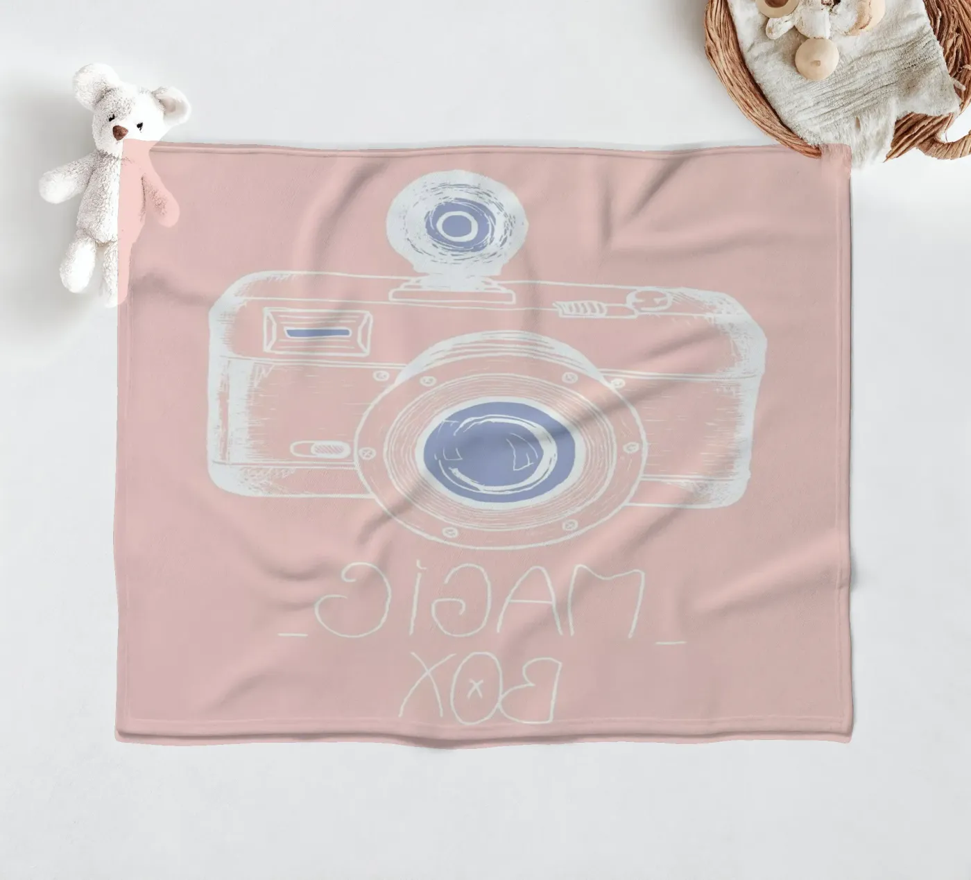 Magic Box Fleecedecke von P'tit Vélo