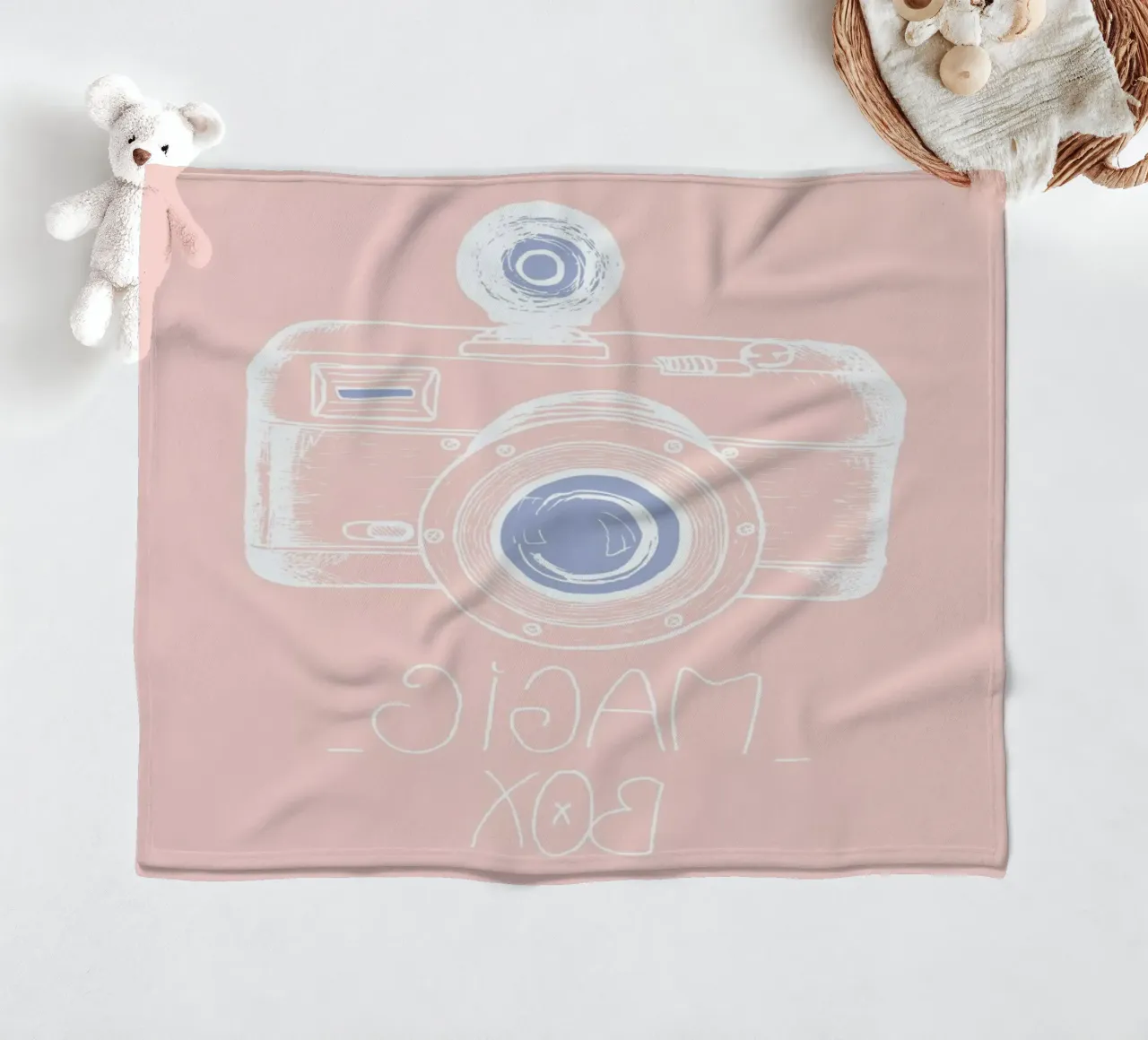 Magic Box Fleecedecke von P'tit Vélo