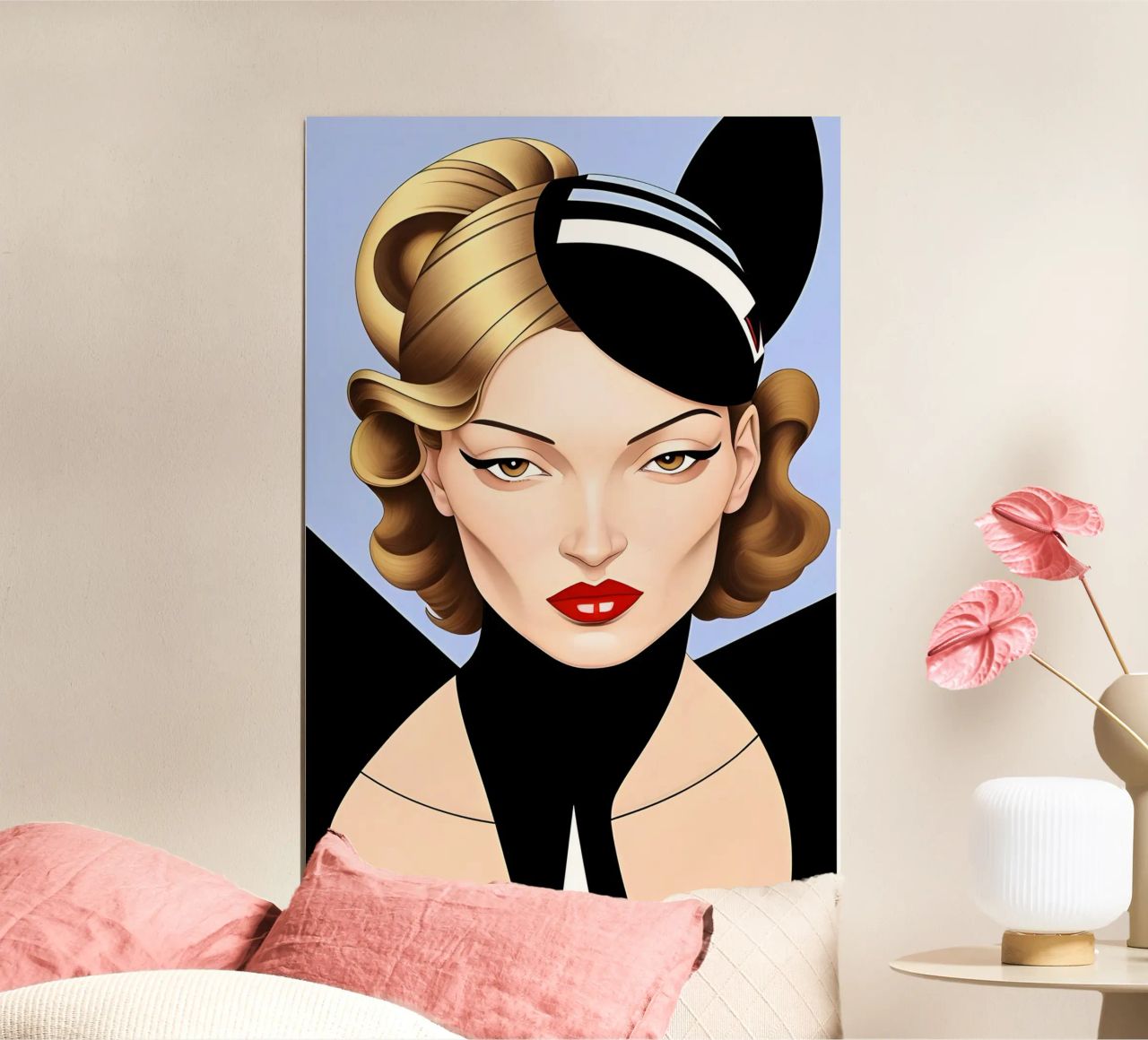 CHIC COUTURE PORTRAIT poster by ART DECO
