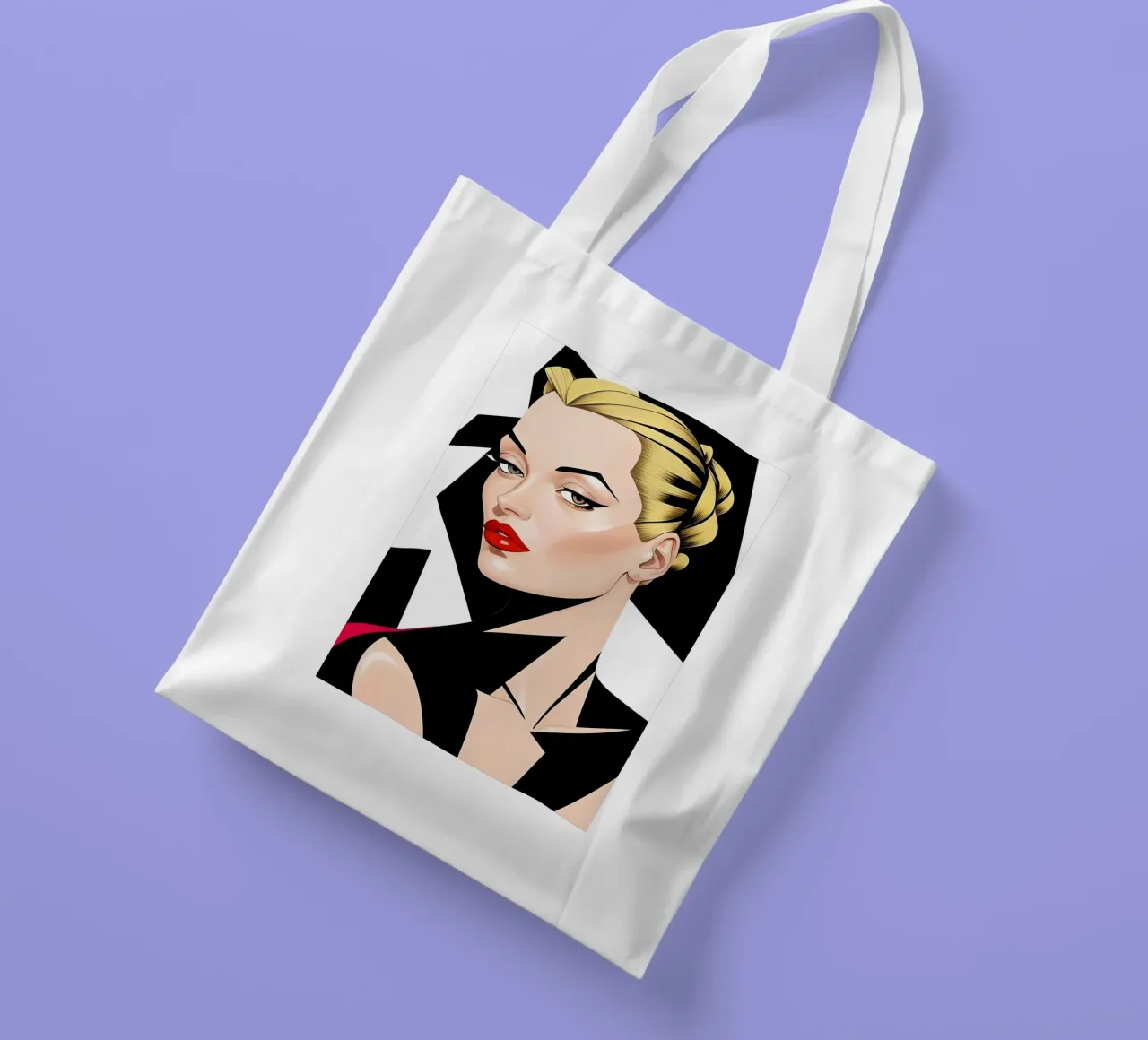 Linee pulite Design audace - Bauhaus borsa in juta da ART DECO