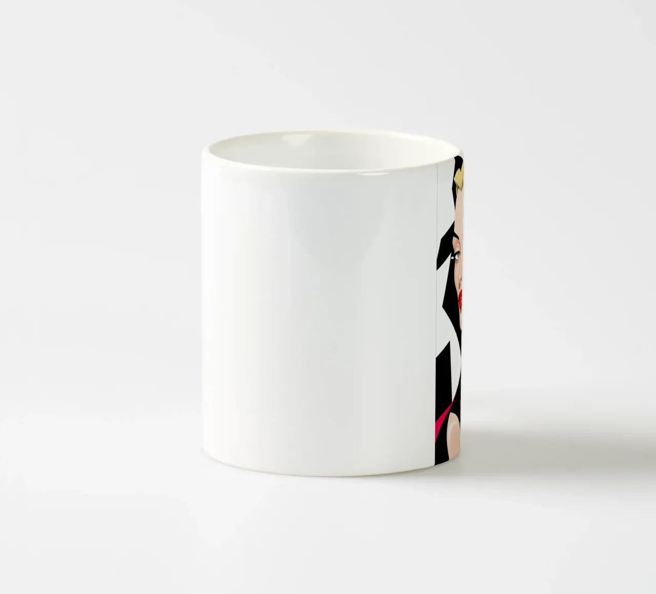 Linee pulite Design audace - Bauhaus tazza in ceramica da ART DECO