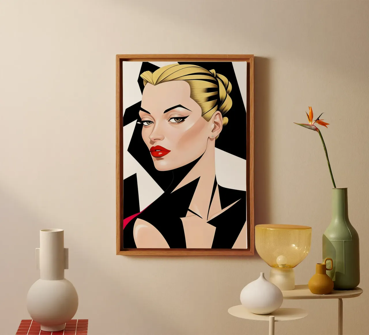 Clean Lines Bold Design - Bauhaus canvas by ART DECO
