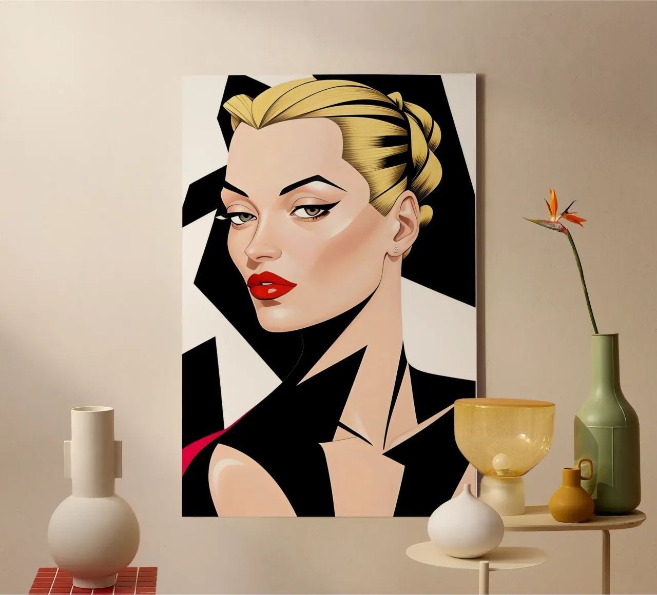 Clean Lines Bold Design - Bauhaus canvas by ART DECO