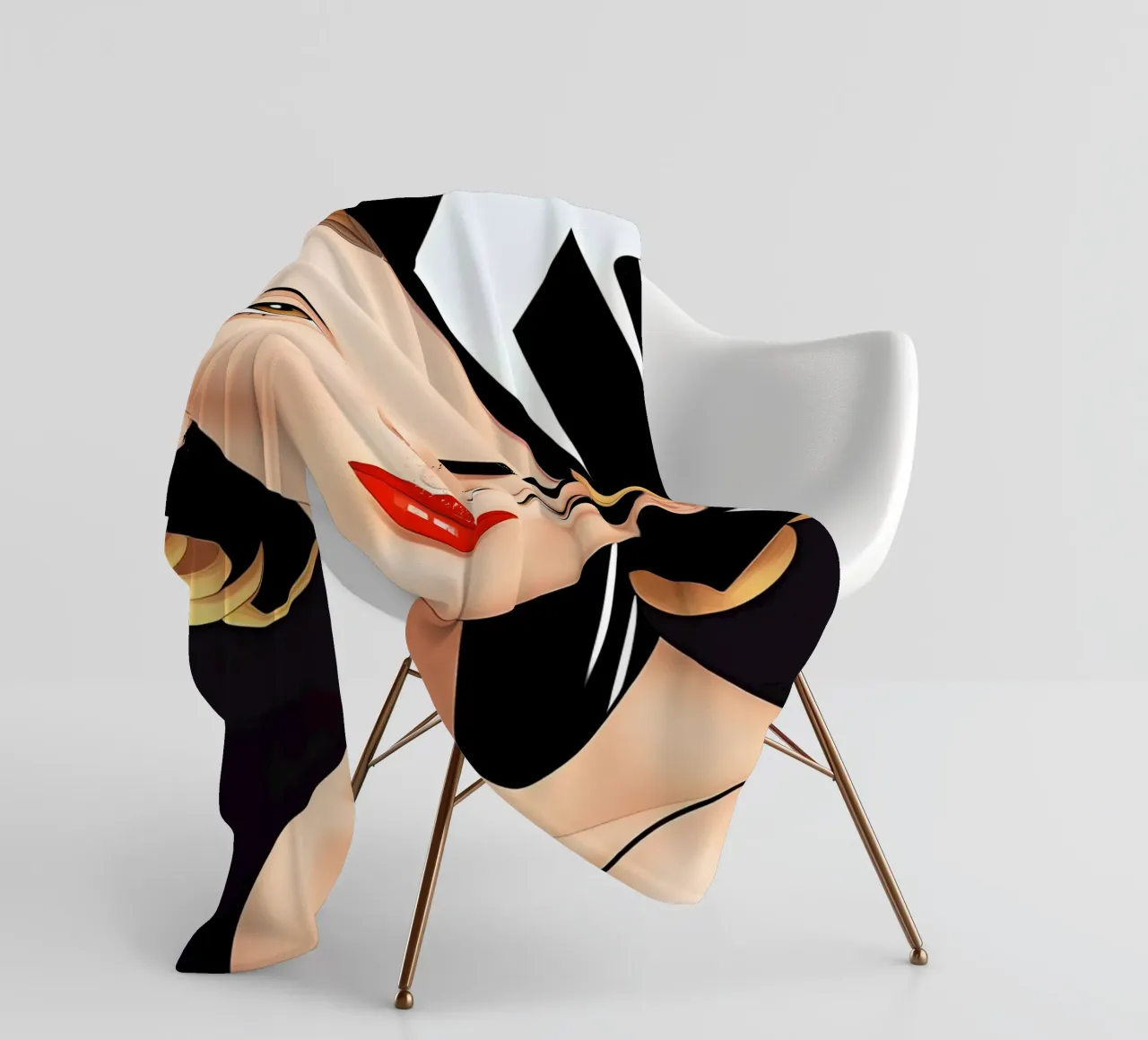 MODA AVANZATA coperta in pile da ART DECO
