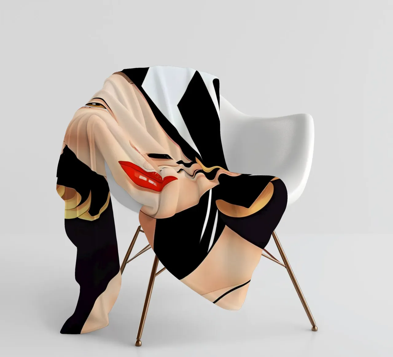 MODA AVANZATA coperta in pile da ART DECO
