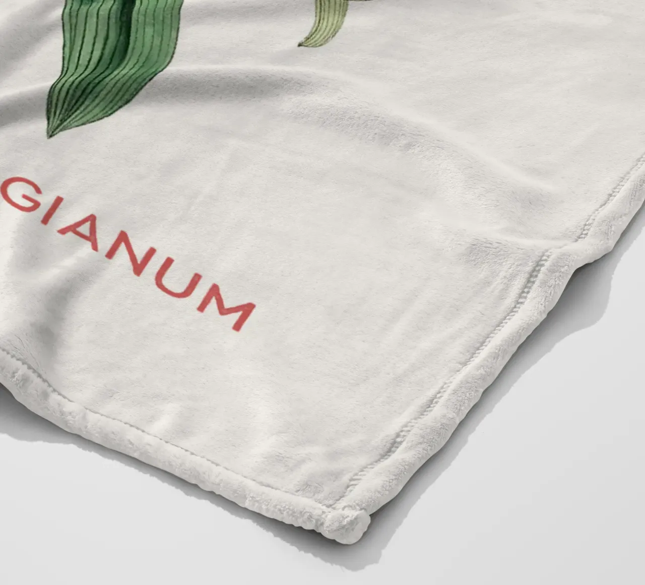 Giglio trasparente o Lilium thunbergianum coperta in pile da Vintagrafica