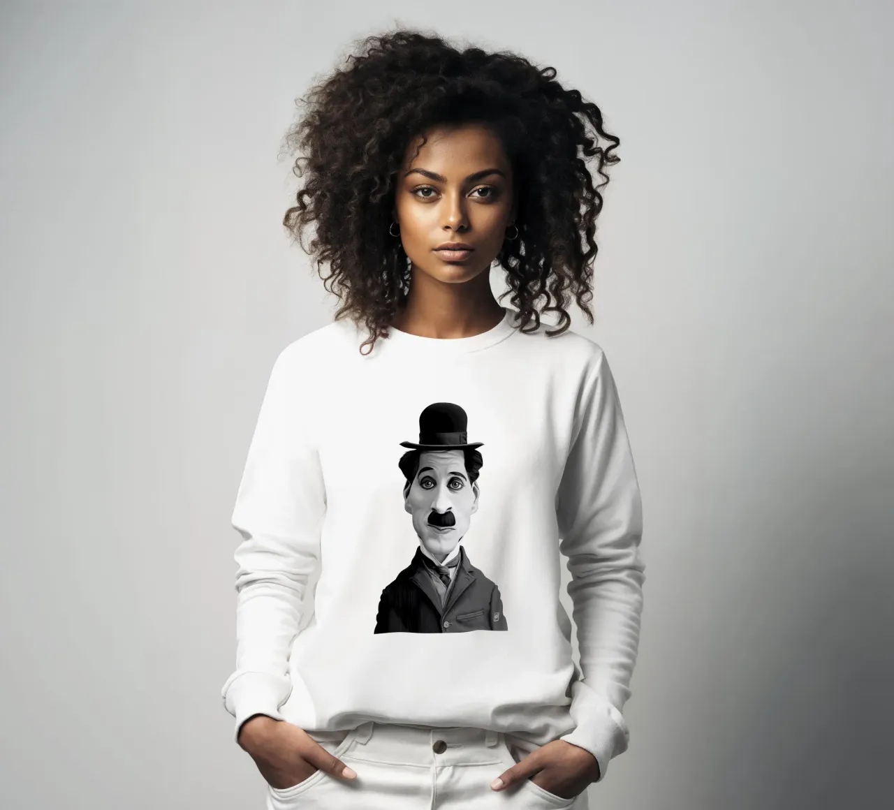 Charlie Chaplin felpa da Rob Art | Illustration
