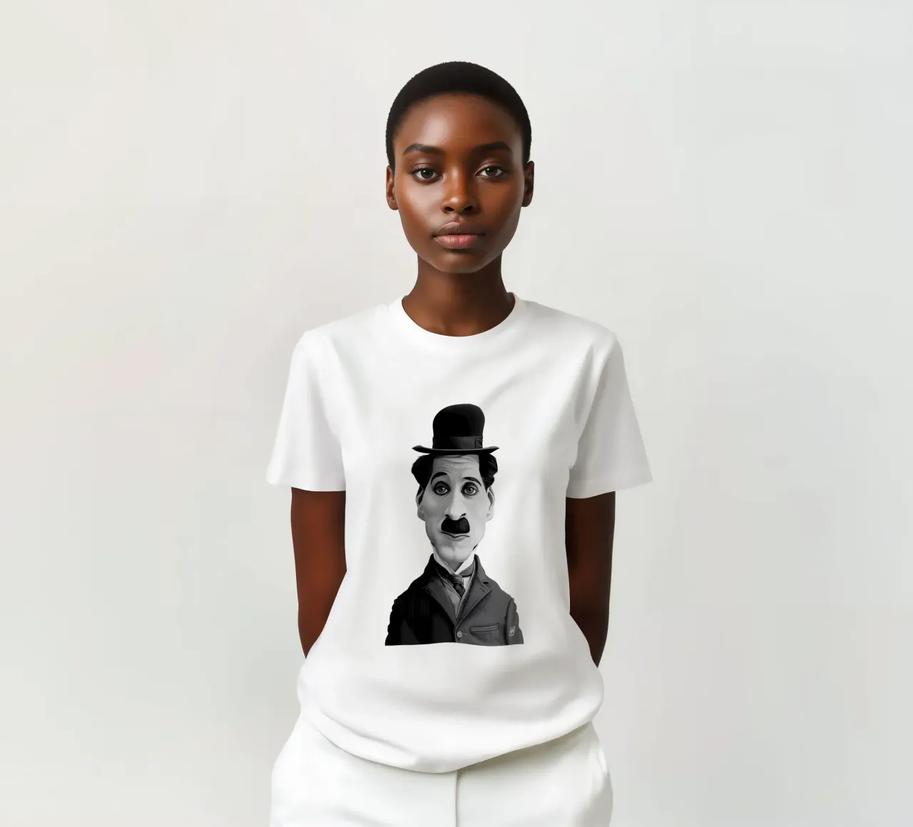 Charlie Chaplin t-shirt da Rob Art | Illustration