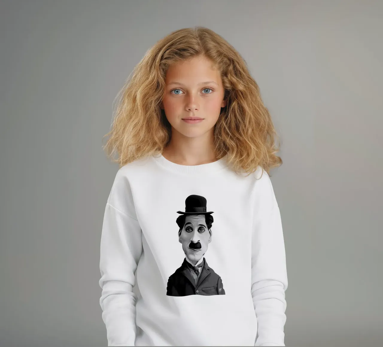 Charlie Chaplin felpa bambino da Rob Art | Illustration