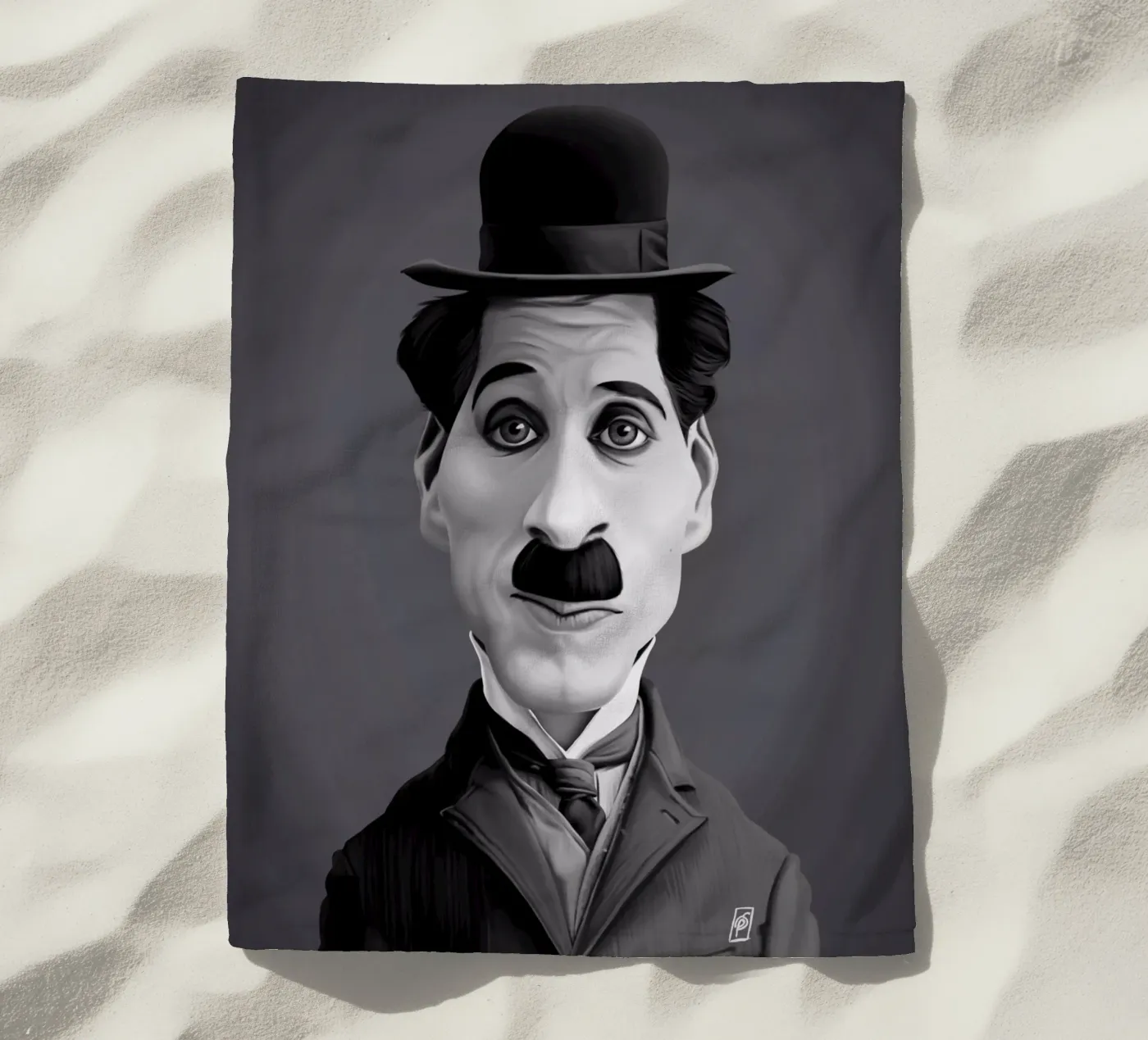 Charlie Chaplin telo mare da Rob Art | Illustration