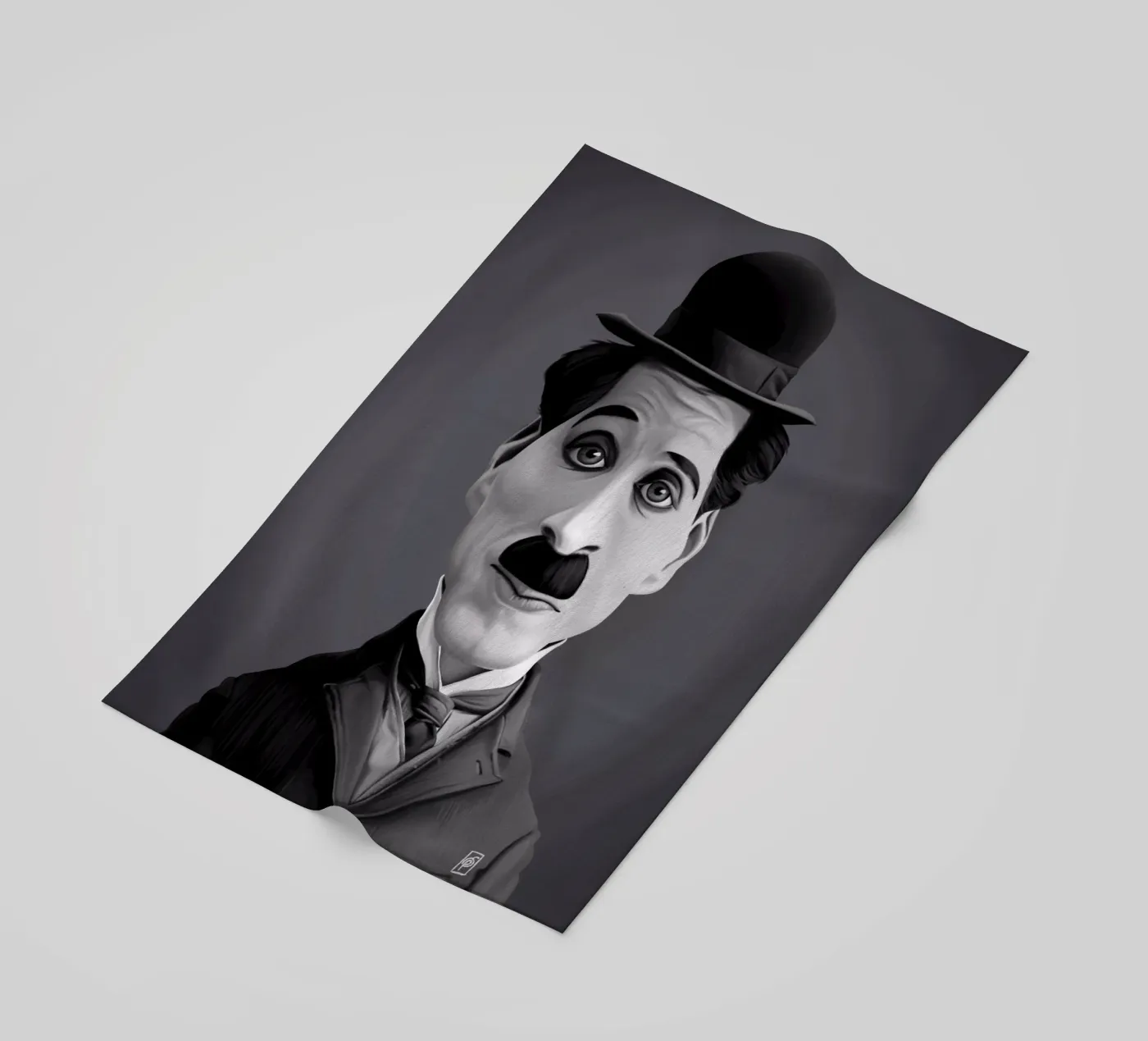 Charlie Chaplin telo mare da Rob Art | Illustration