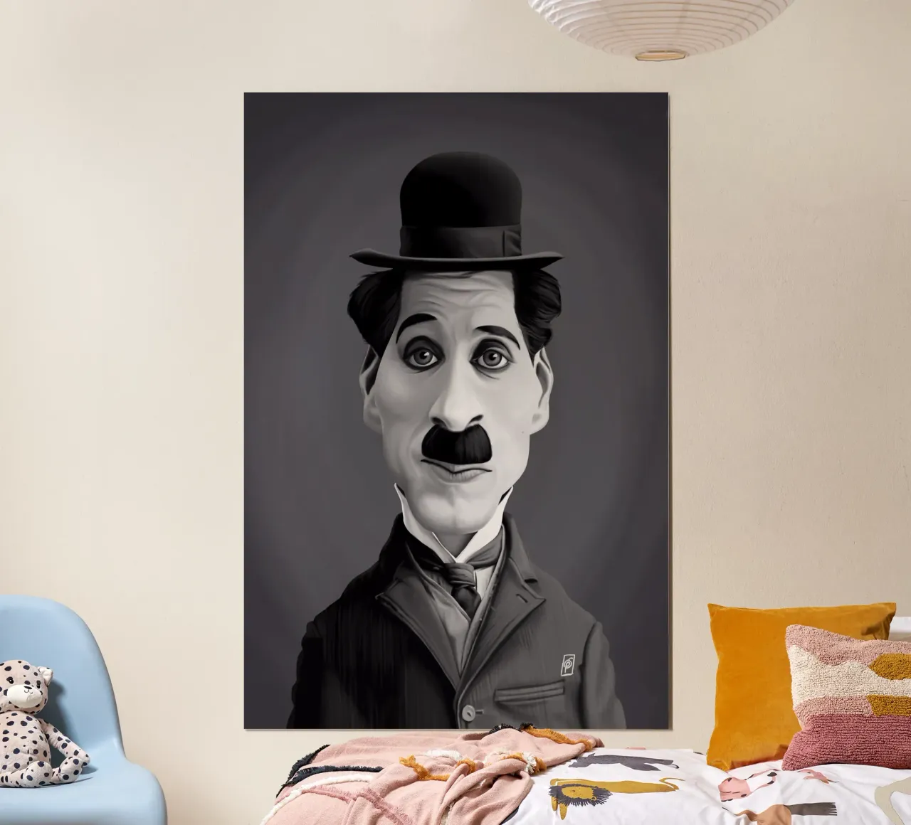 Charlie Chaplin poster da Rob Art | Illustration