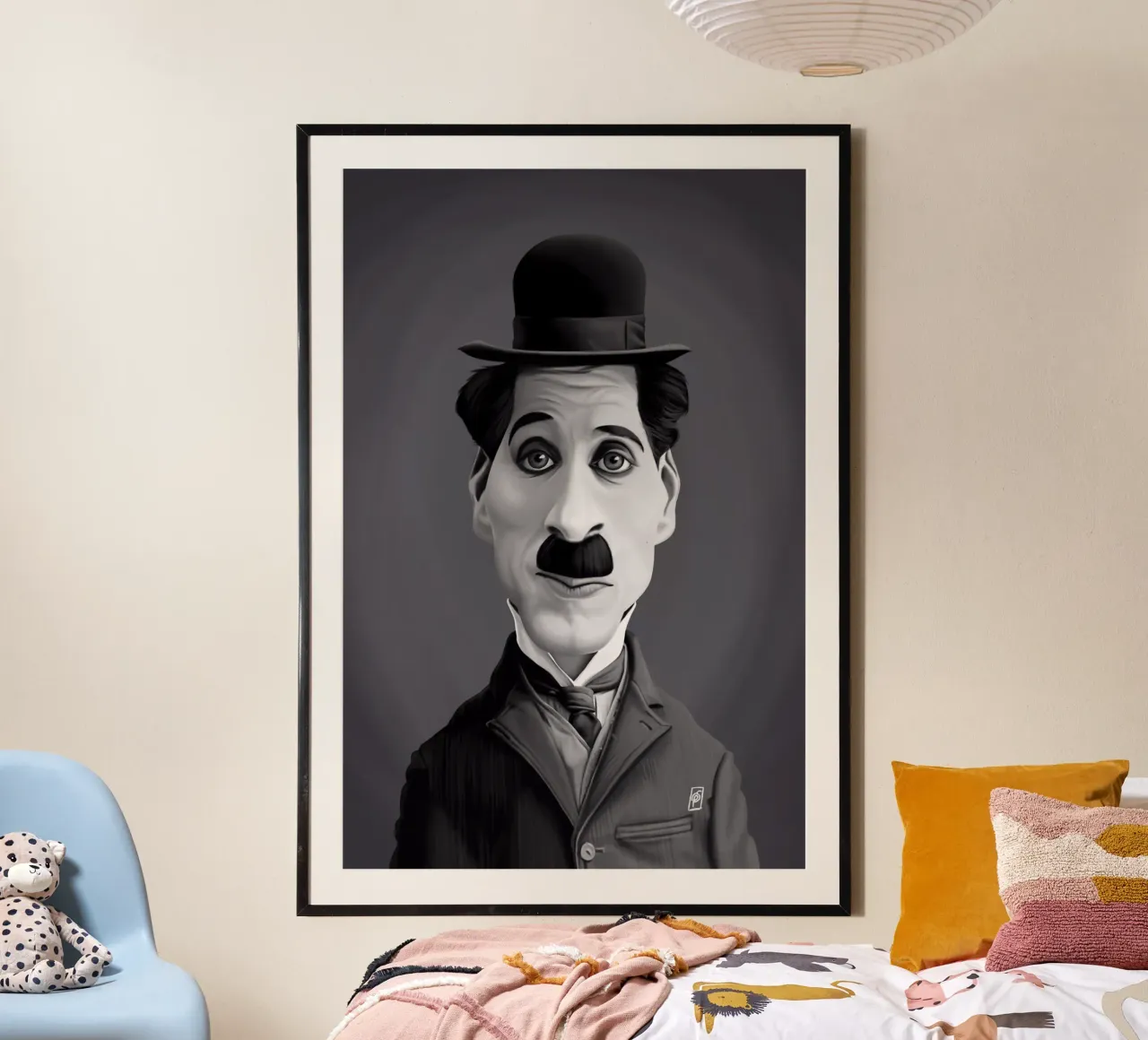 Charlie Chaplin poster da Rob Art | Illustration