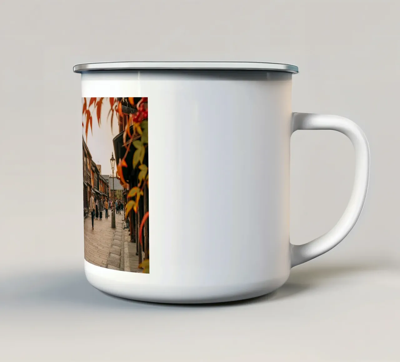 Tramonto a Kanazawa in autunno, Giappone tazza in smalto da Marcel Bisig