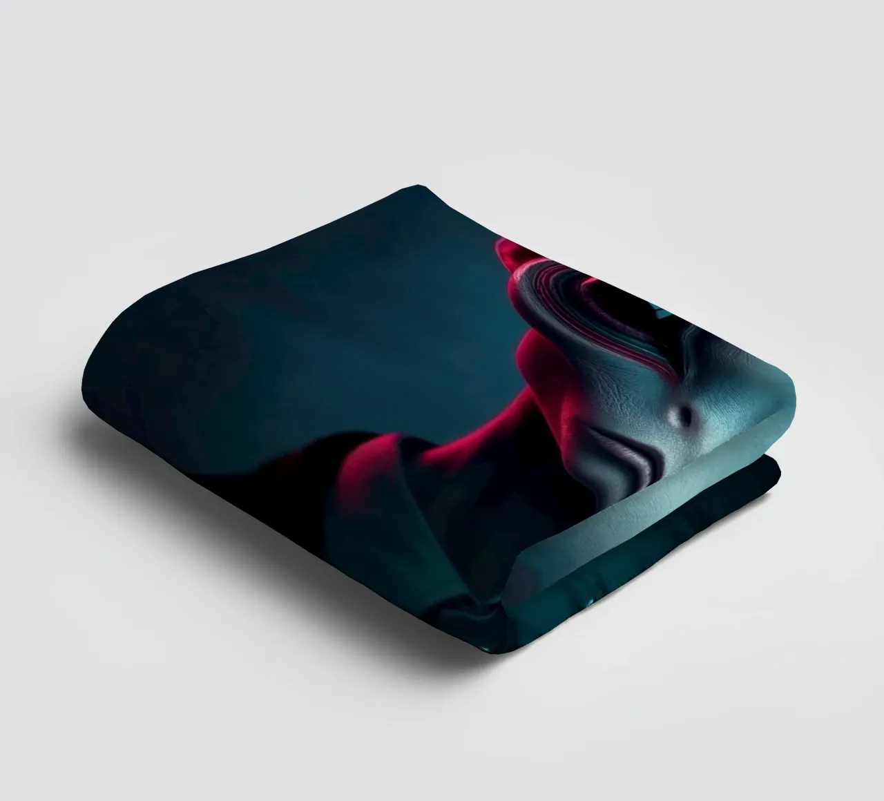 Alien Portrait towel by Not from this planet