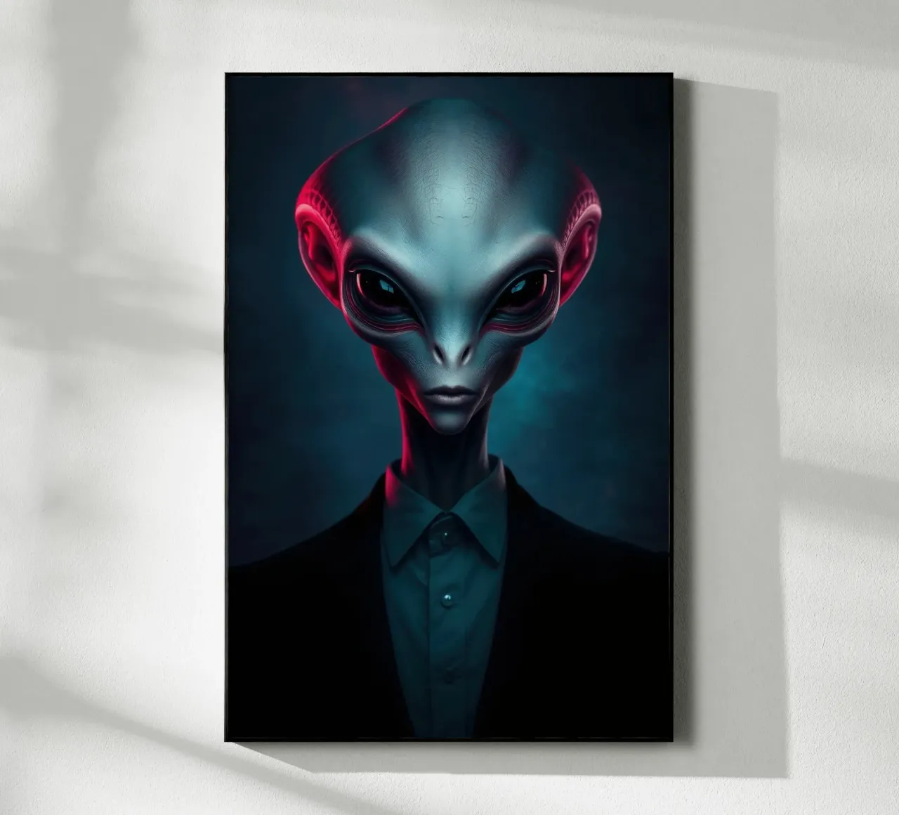 Ritratto alieno plexiglass da Not from this planet