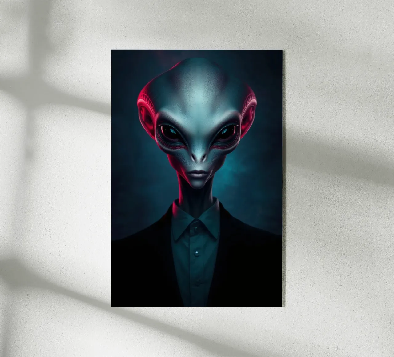 Ritratto alieno plexiglass da Not from this planet
