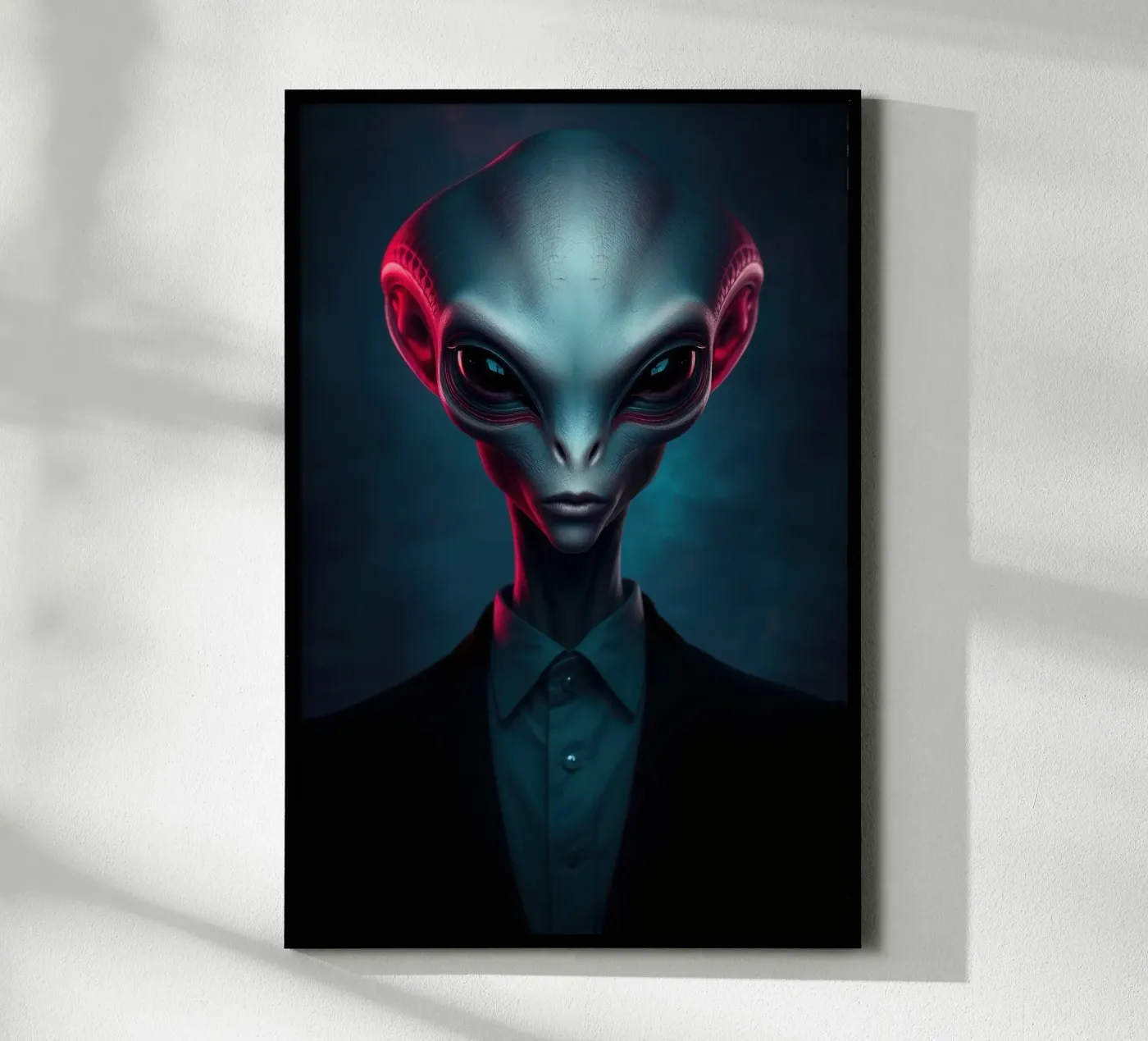 Alien Portrait poster by Not from this planet